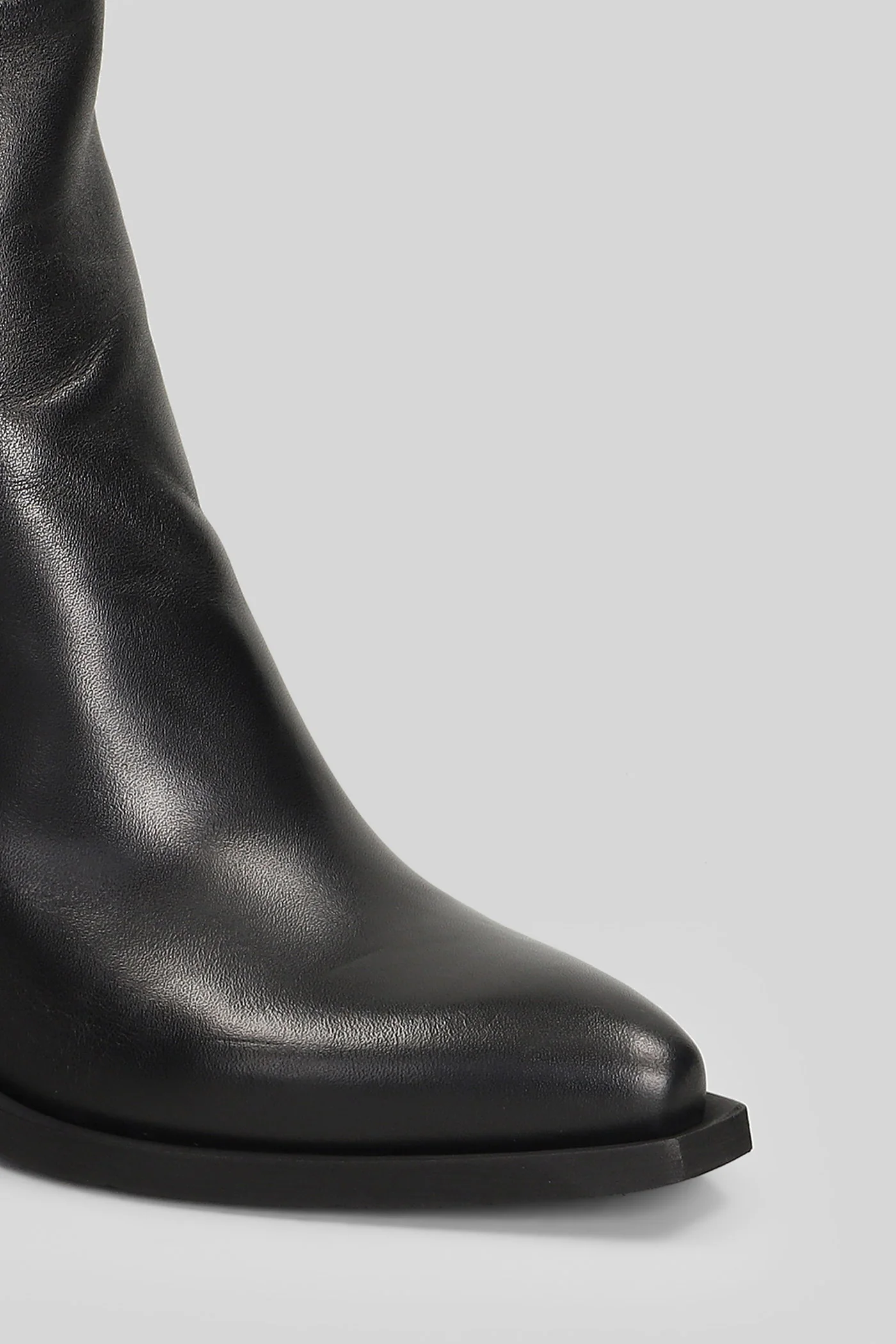 texan Ankle boots in black leather - Image 5