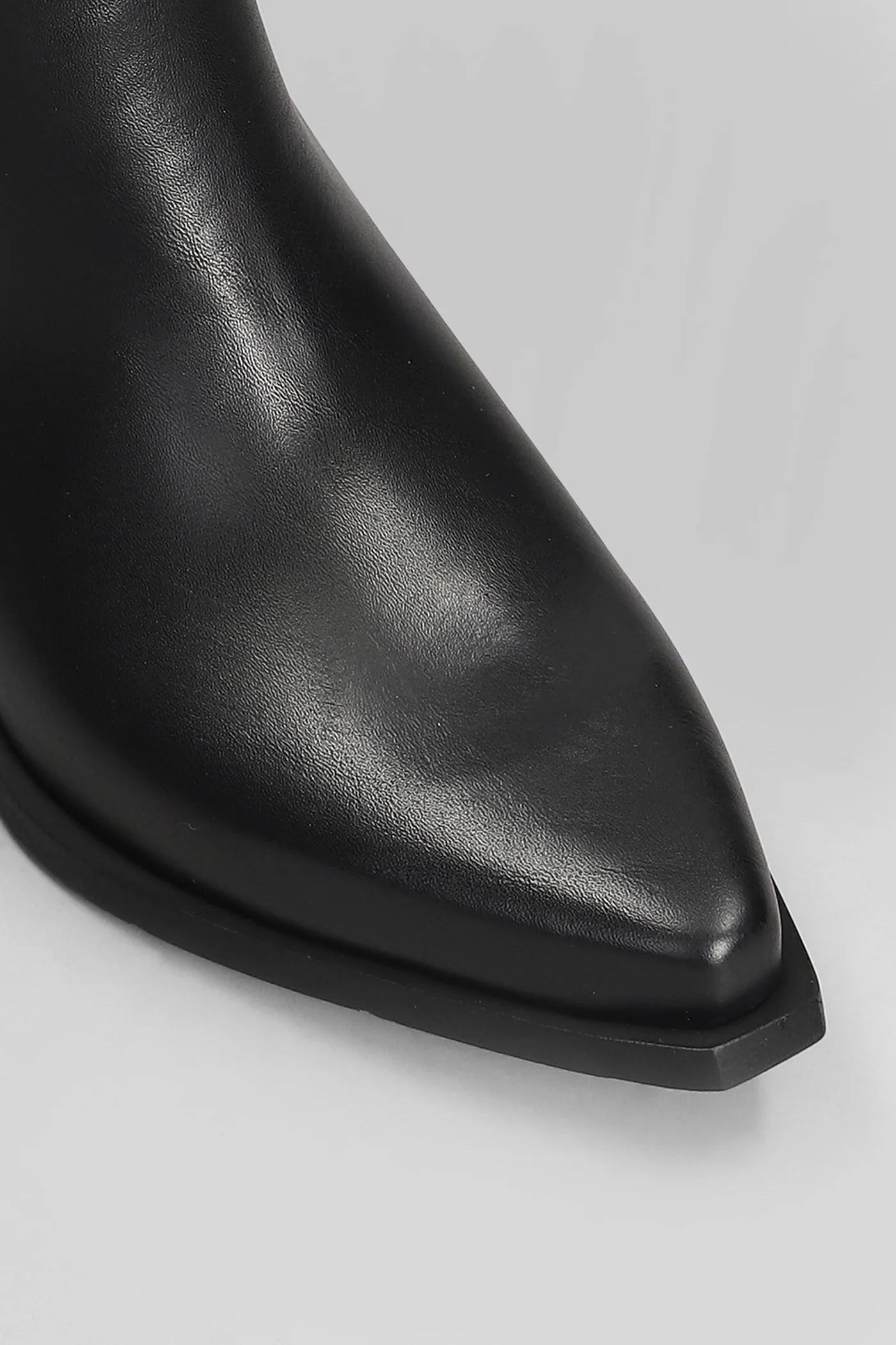 texan Ankle boots in black leather - Image 5