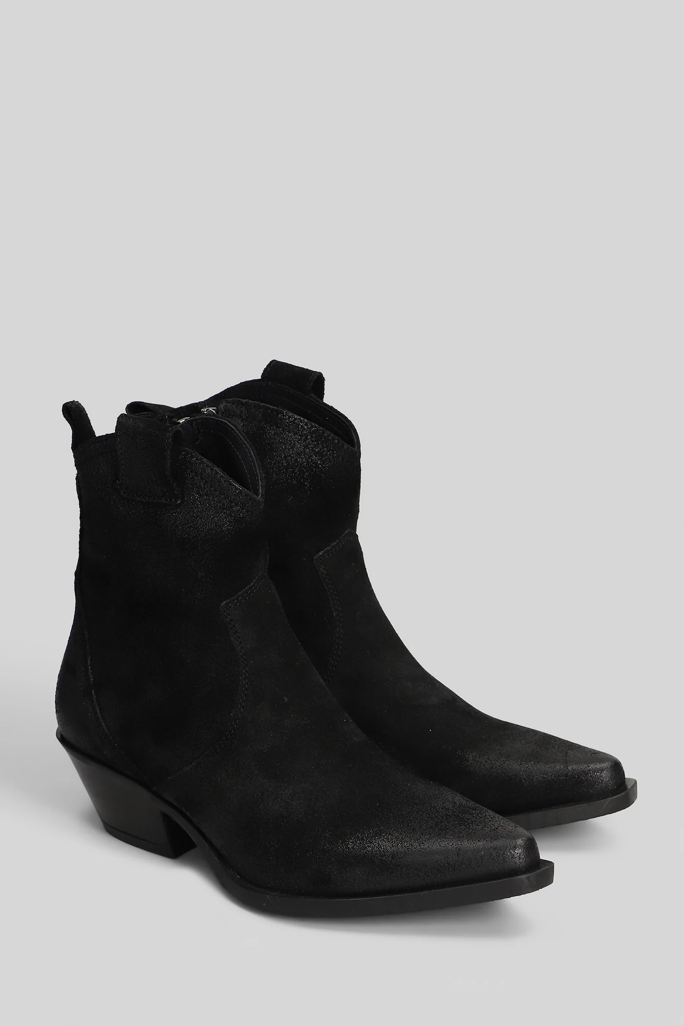 texan Ankle boots in black suede - Image 2