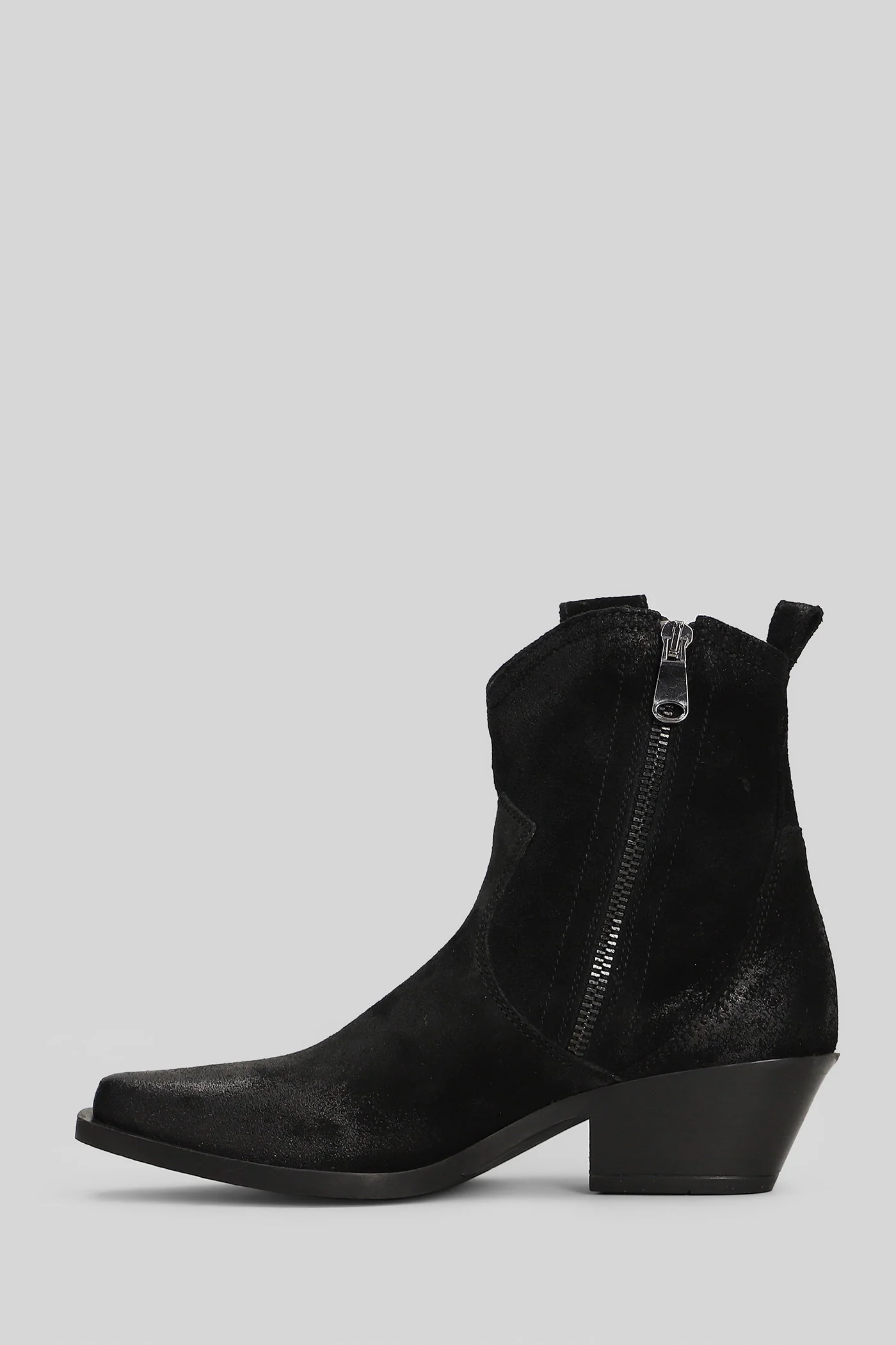 texan Ankle boots in black suede - Image 3