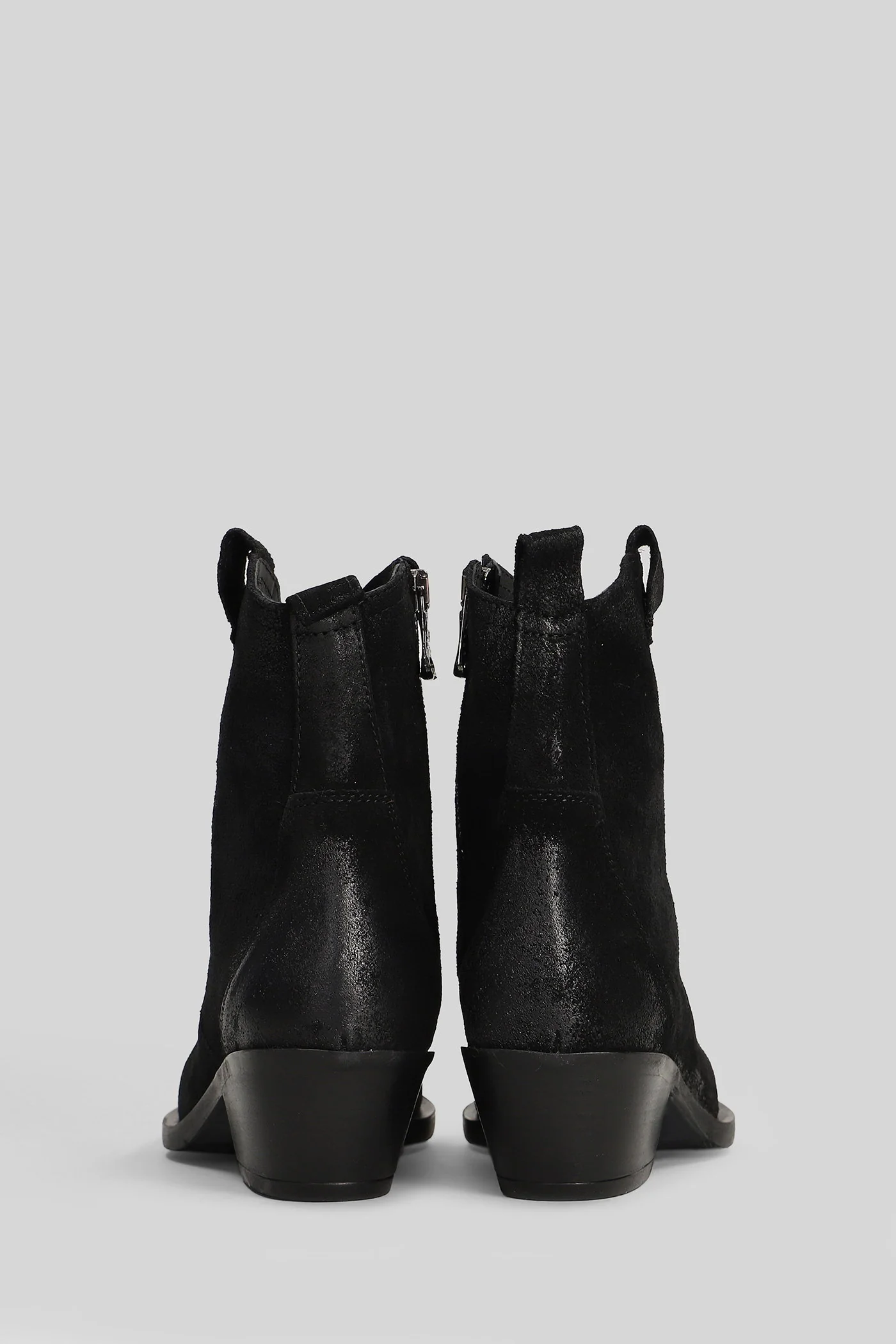 texan Ankle boots in black suede - Image 4