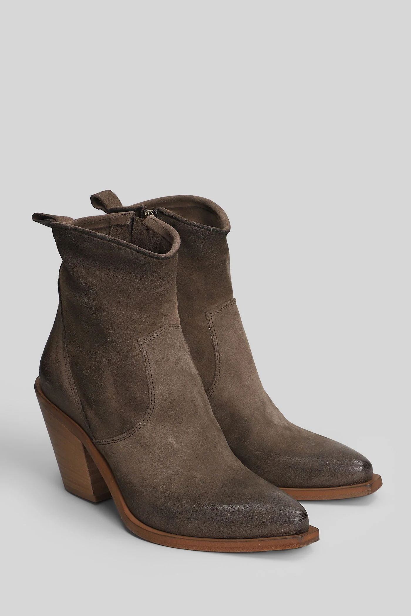 texan Ankle boots in brown suede - Image 2