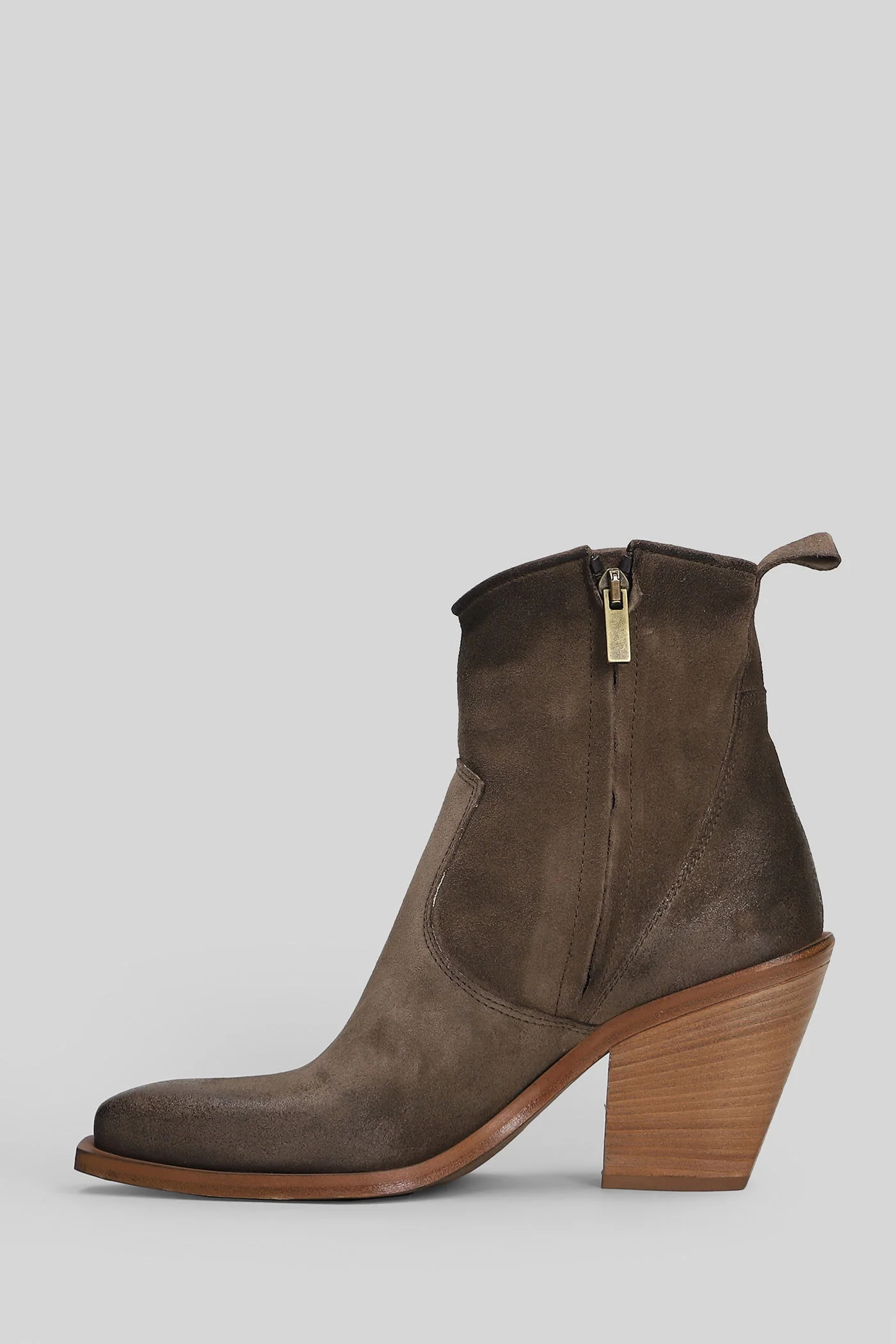 texan Ankle boots in brown suede - Image 3
