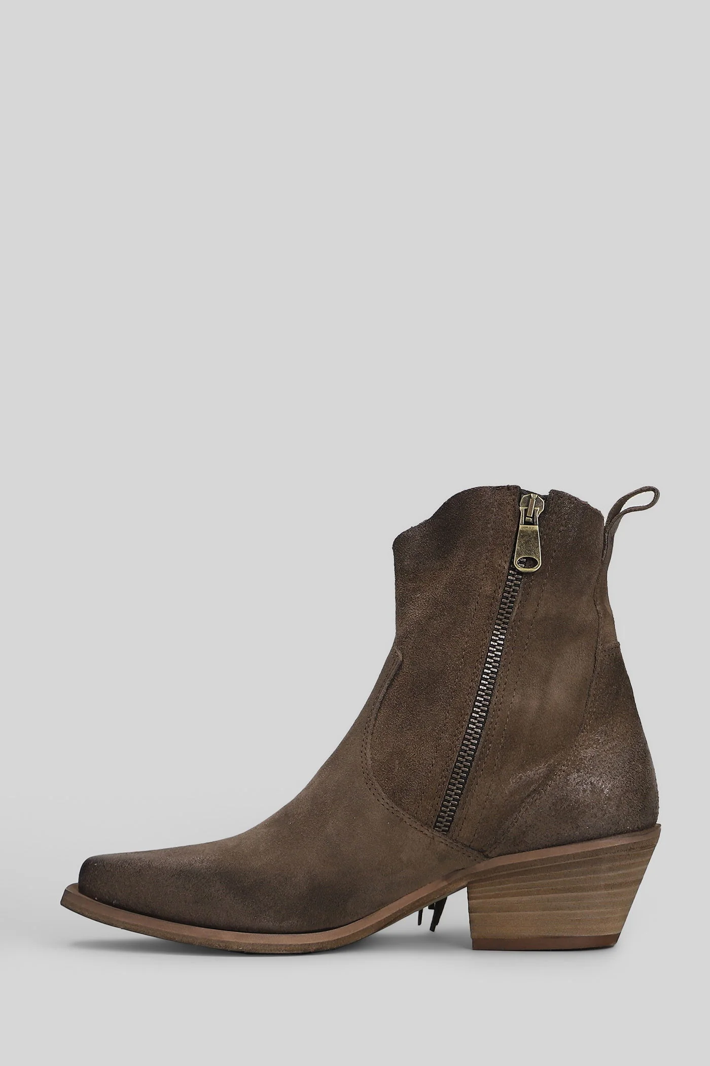 texan Ankle boots in brown suede - Image 2