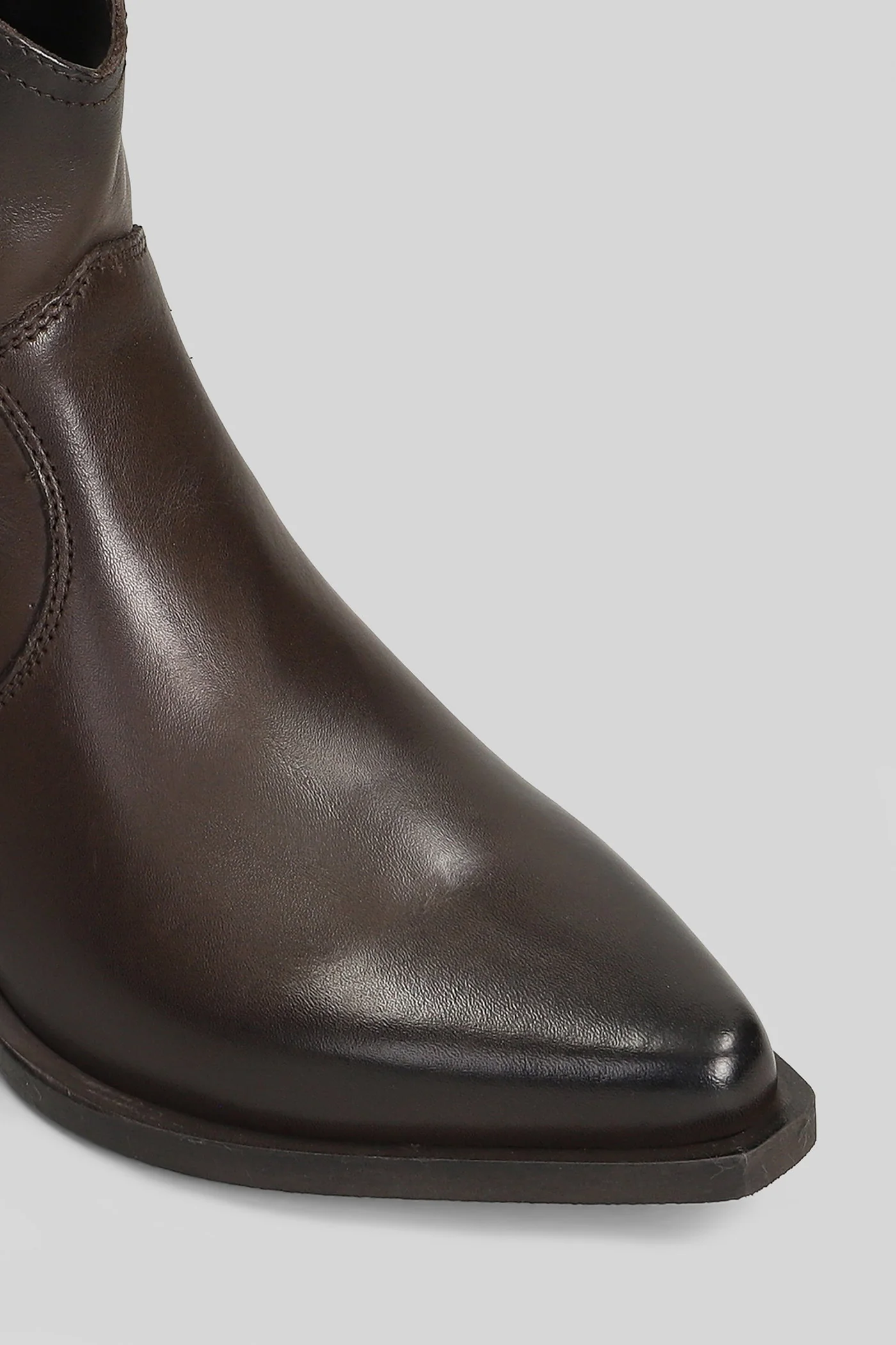 texan Ankle boots in dark brown leather - Image 5