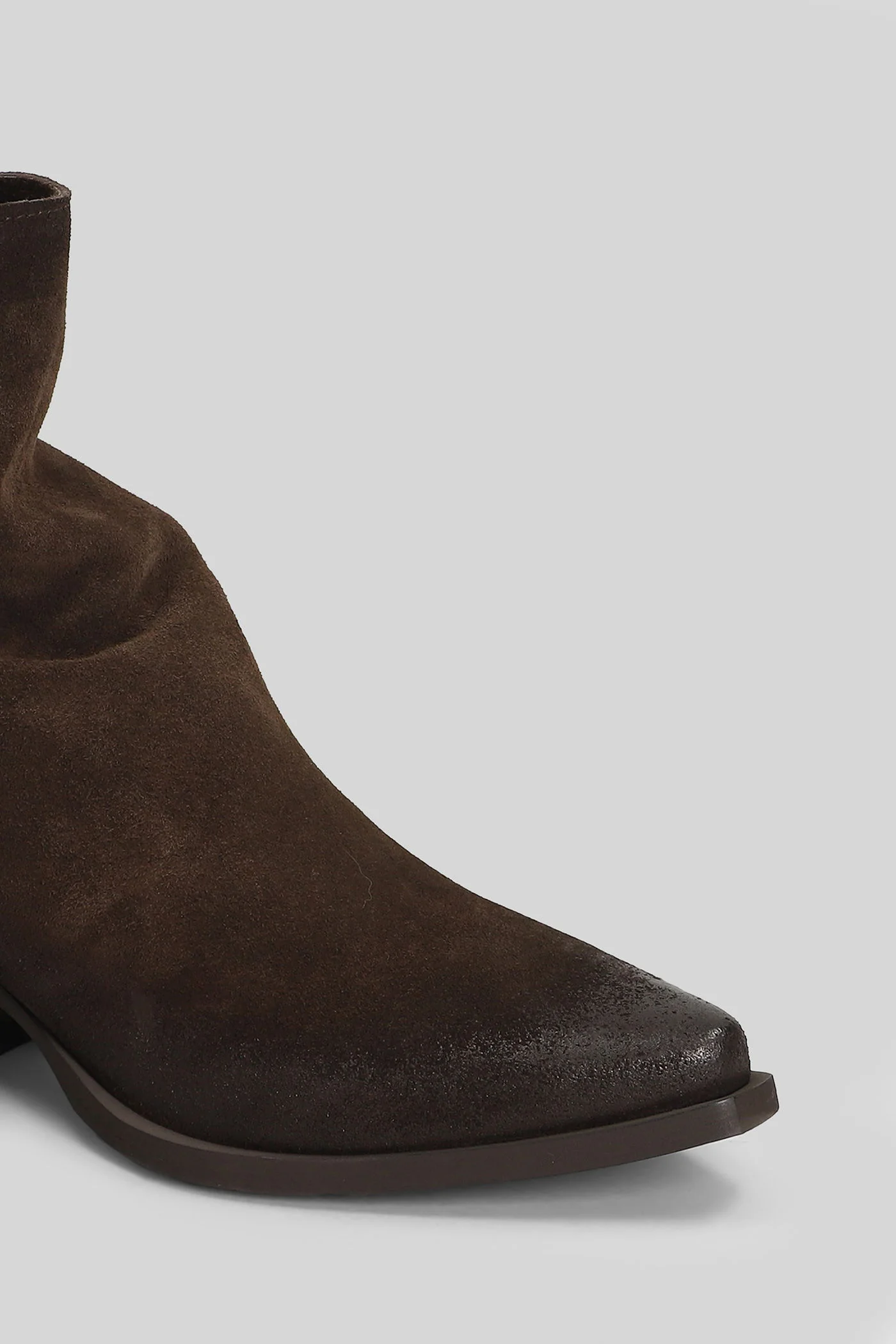 texan Ankle boots in dark brown suede - Image 5