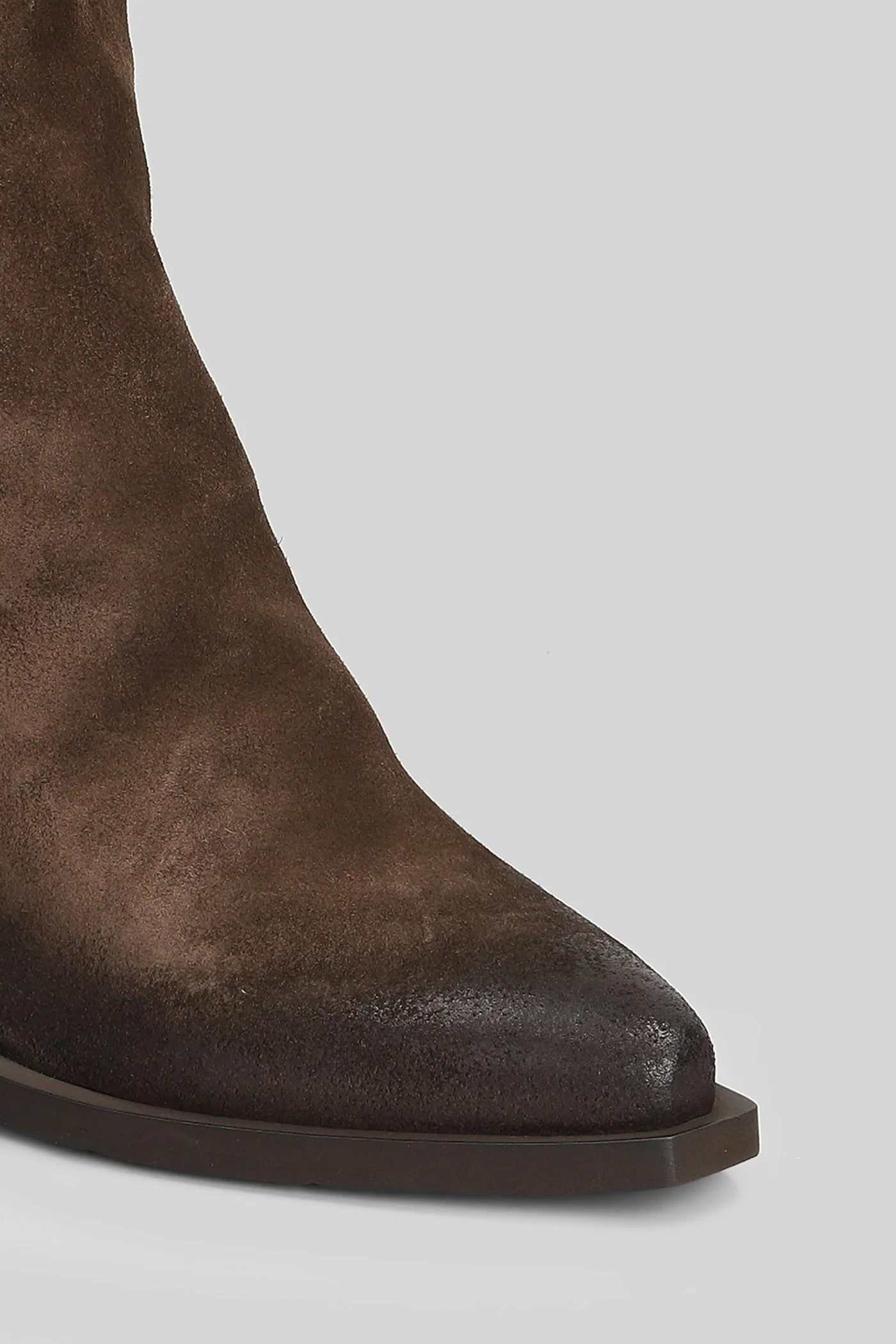 texan Ankle boots in dark brown suede - Image 5