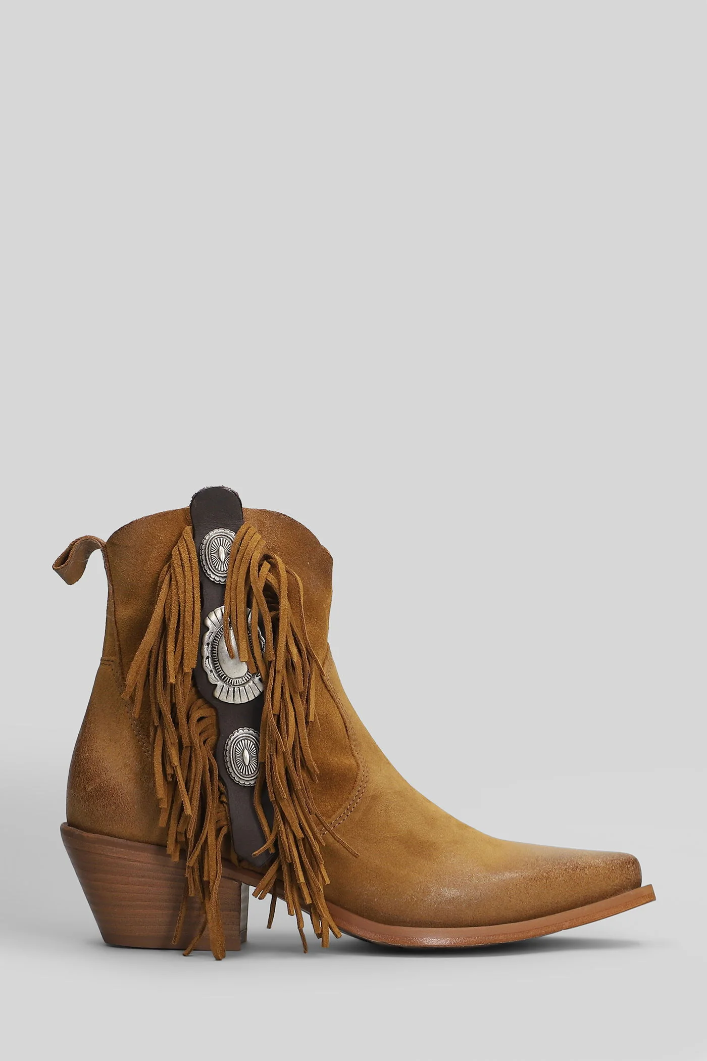 texan Ankle boots in leather color suede