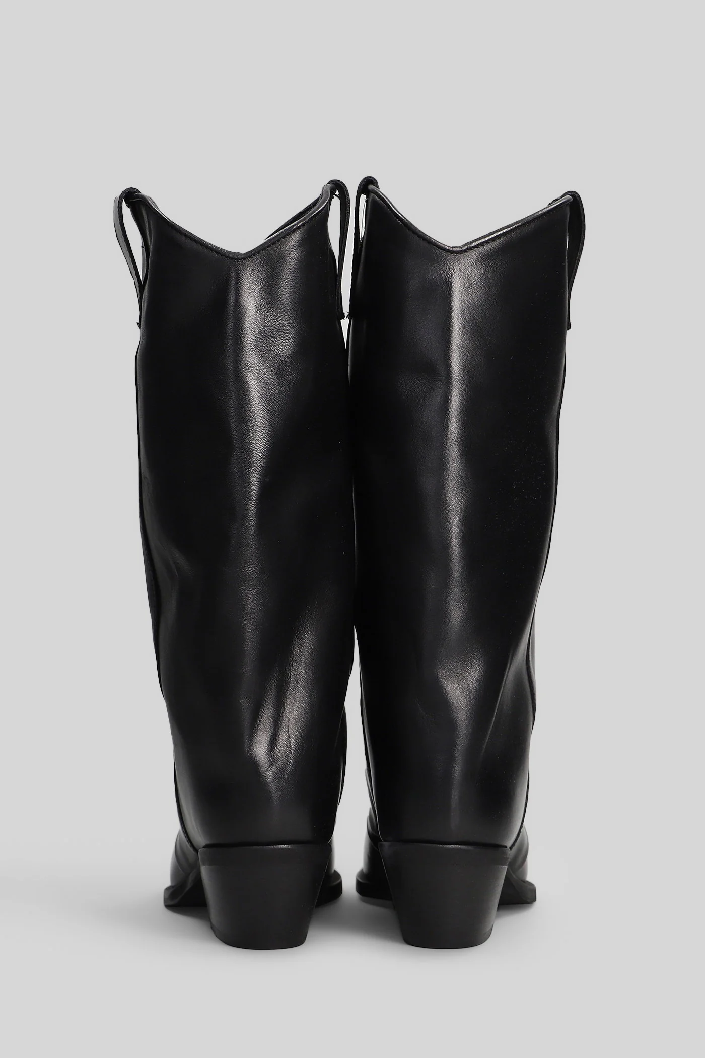 texan boots in black leather - Image 4