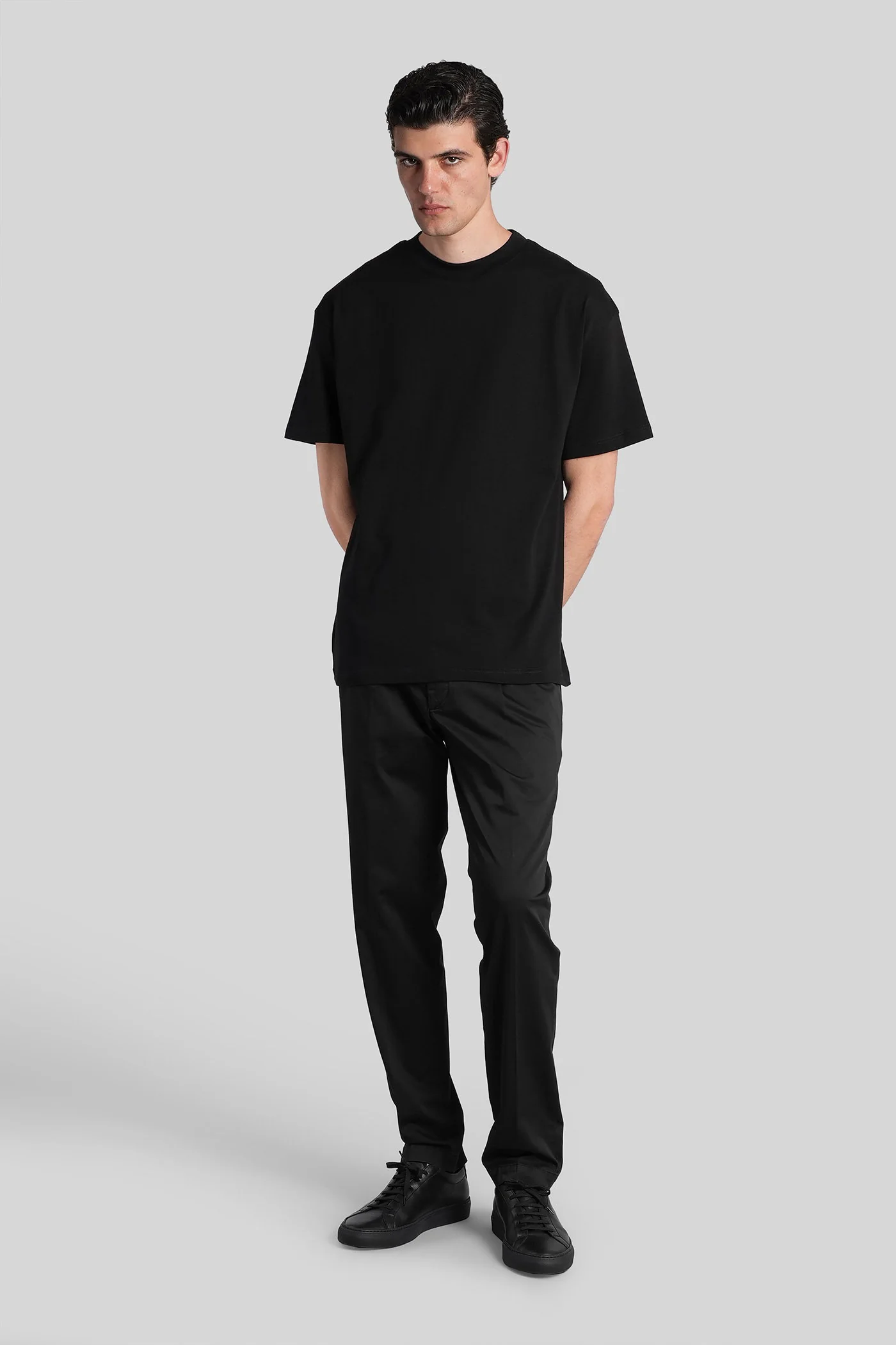 Mc-ben T-Shirt in black cotton - Image 2