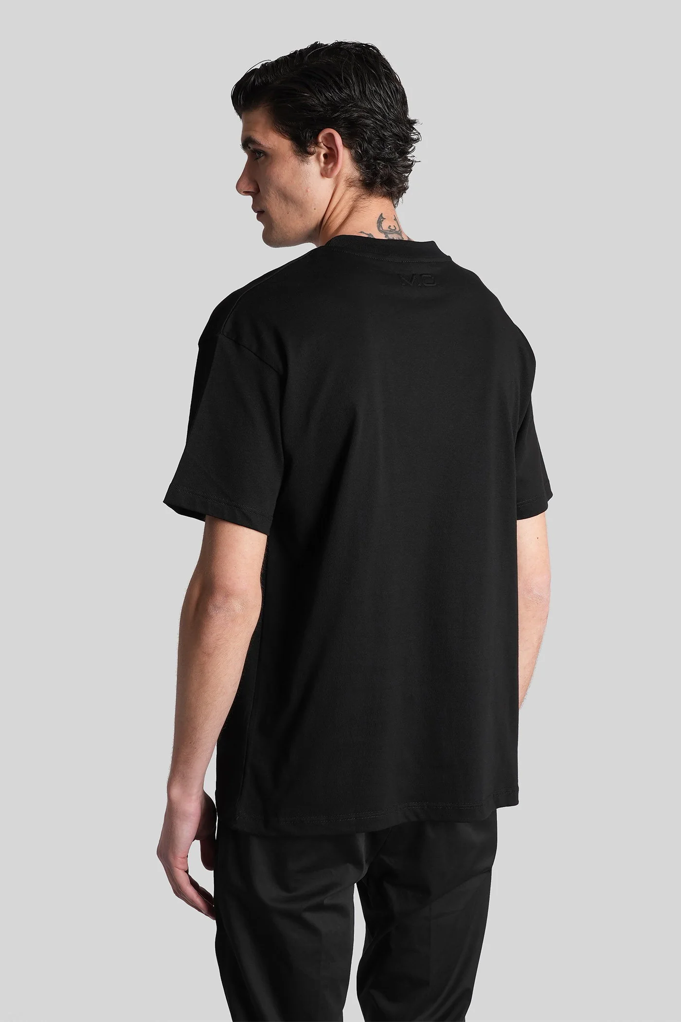 Mc-ben T-Shirt in black cotton - Image 3