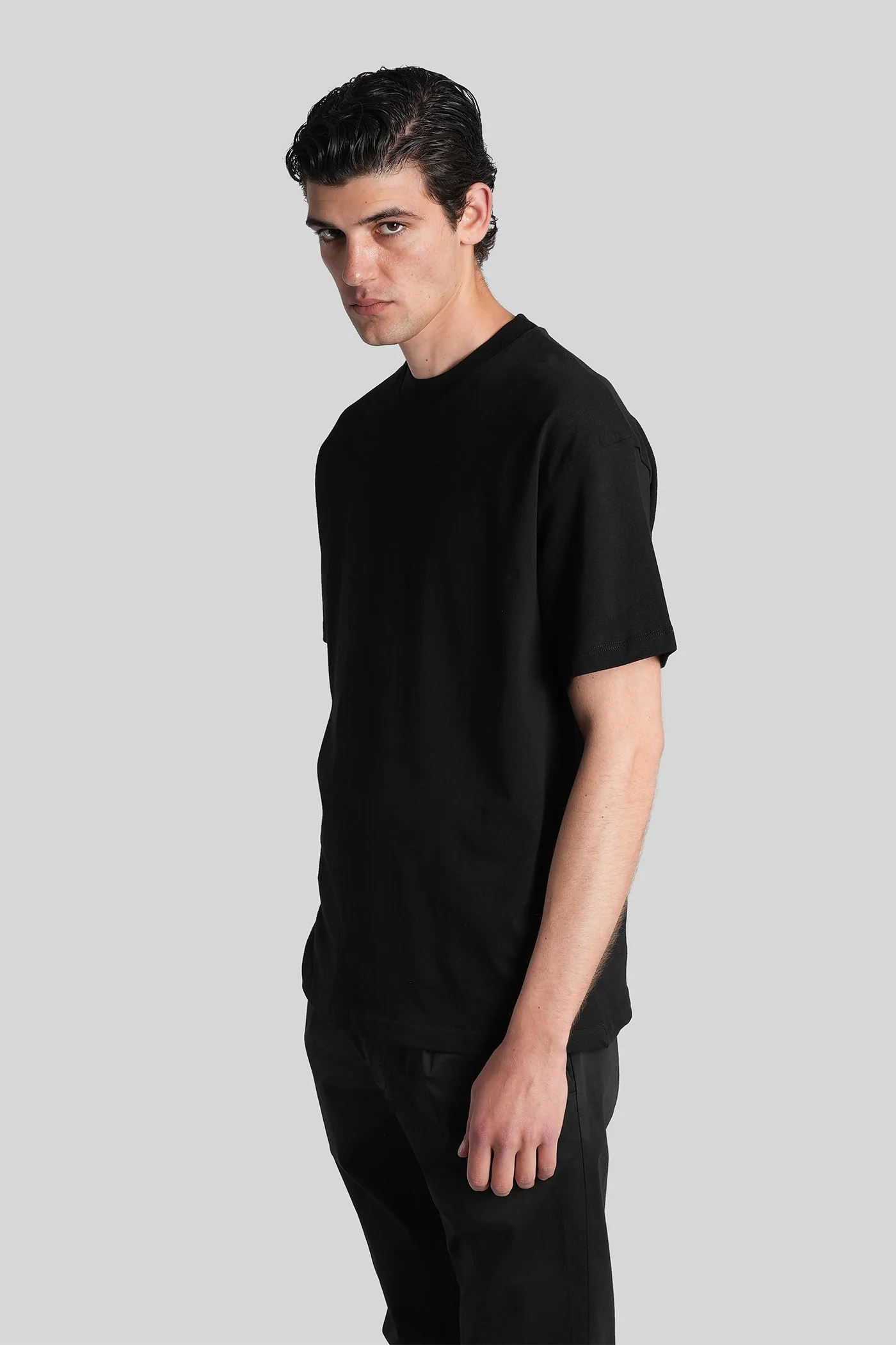 Mc-ben T-Shirt in black cotton - Image 4