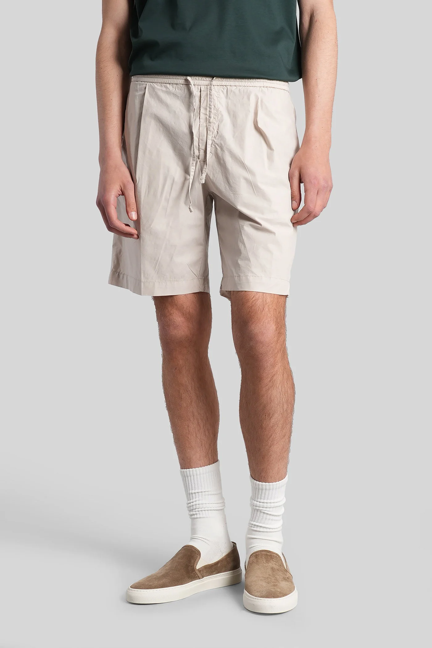 Mc-max Shorts in beige wool and polyester