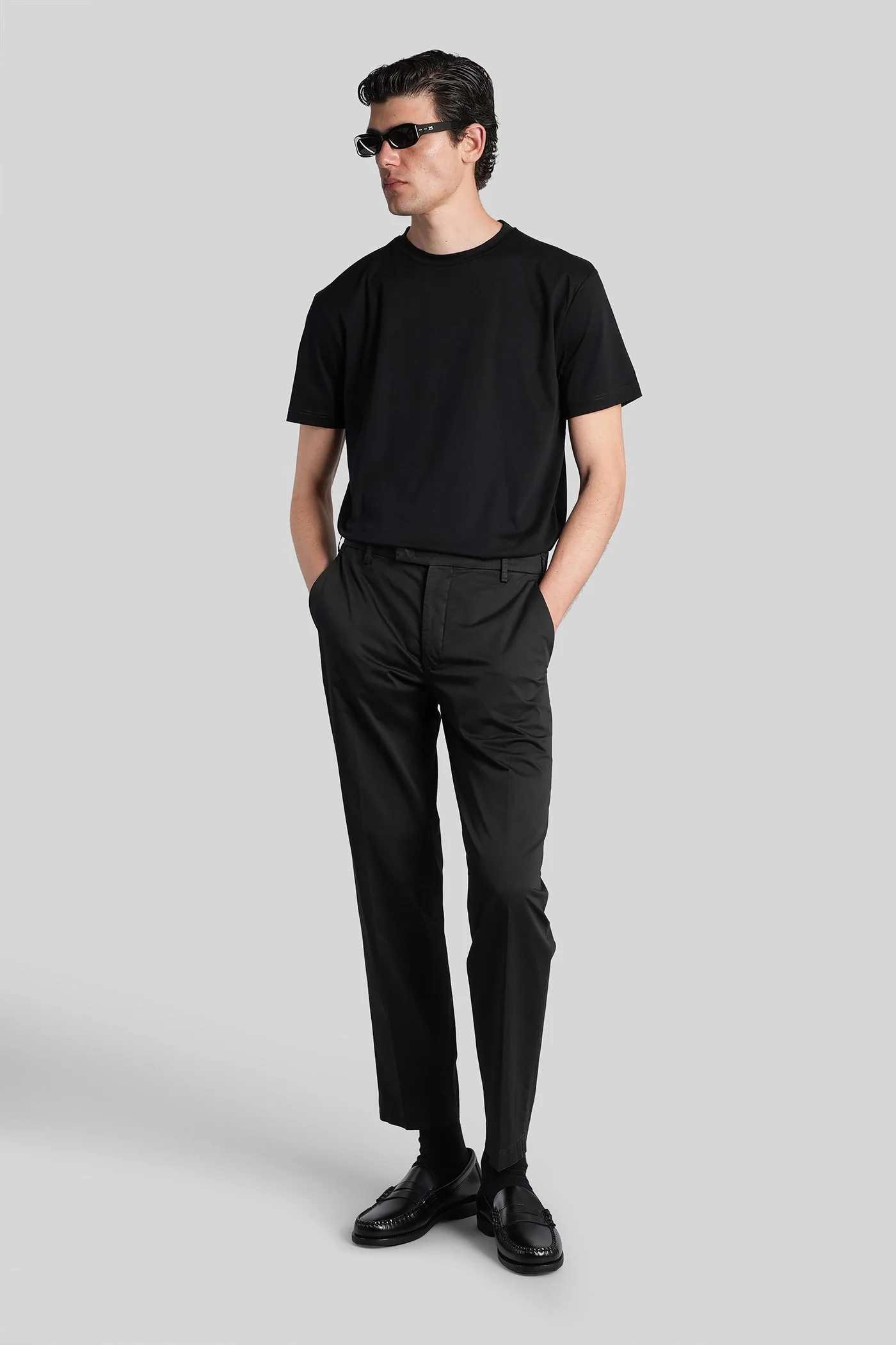Mc-sr Pants in black cotton - Image 2