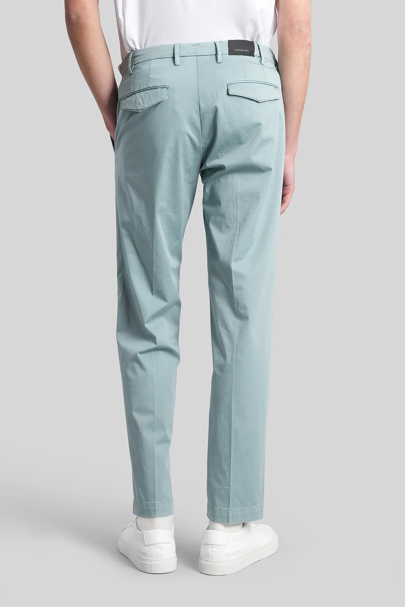 Mc-sr Pants in cyan cotton - Image 3