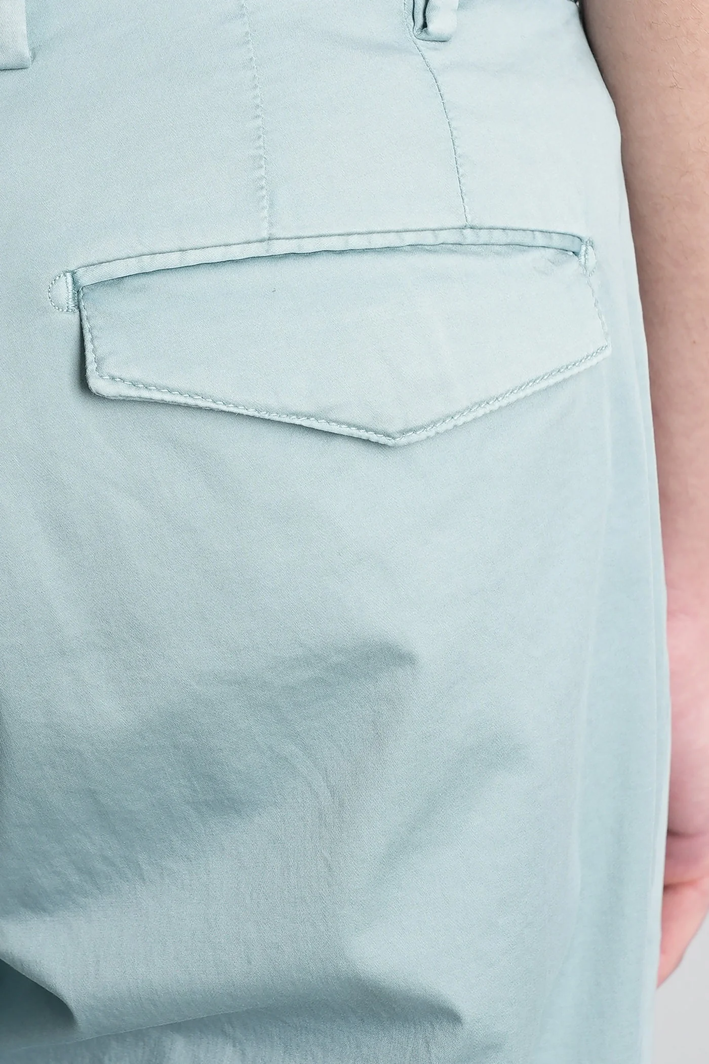Mc-sr Pants in cyan cotton - Image 5