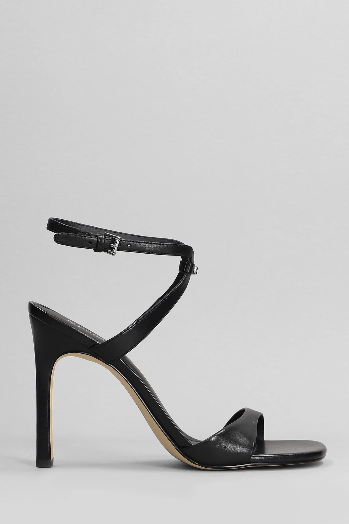 Amara Sandals in black leather