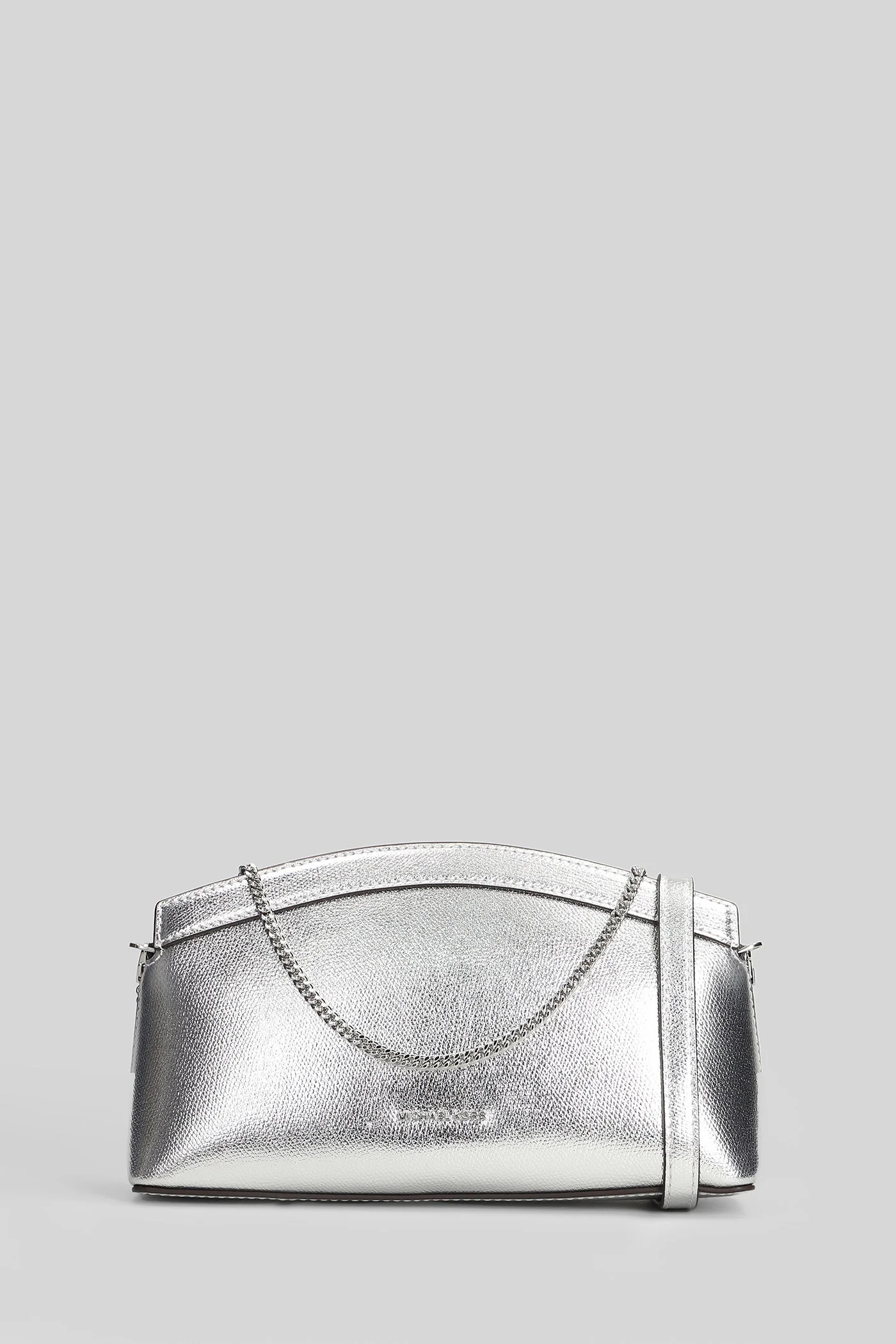 Athena Shoulder bag in silver leather