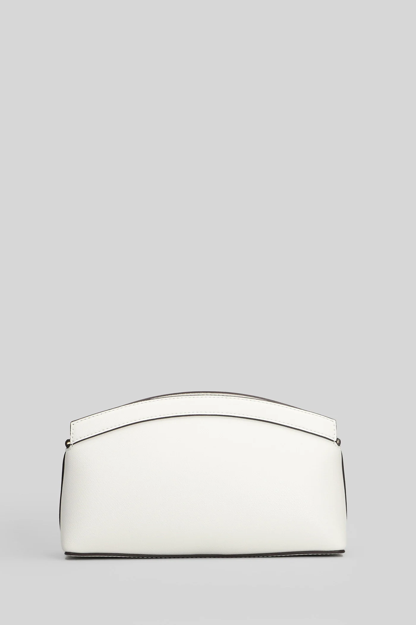 Athena Shoulder bag in white leather - Image 3