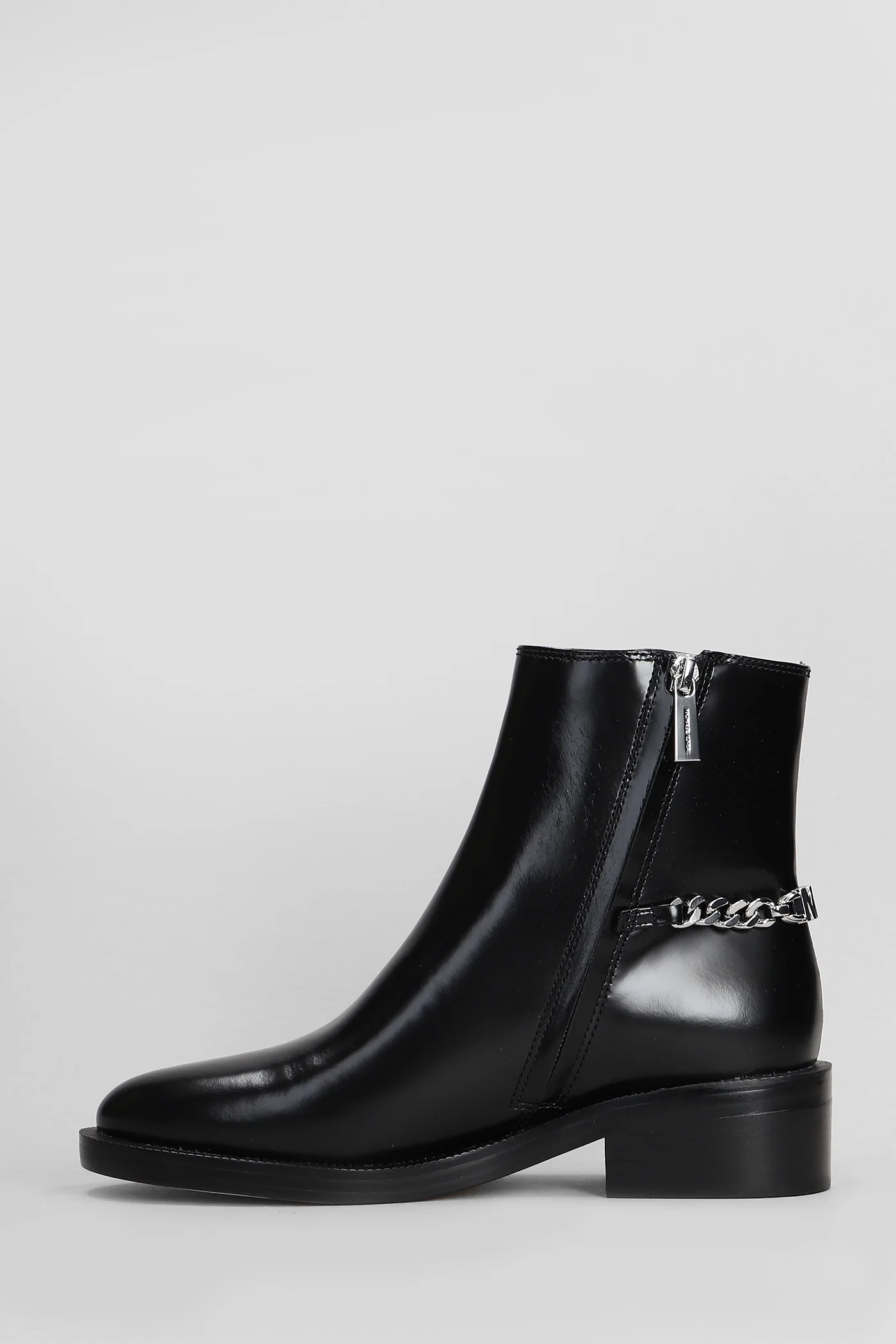 Carlisle low heels Ankle boots in black leather - Image 3