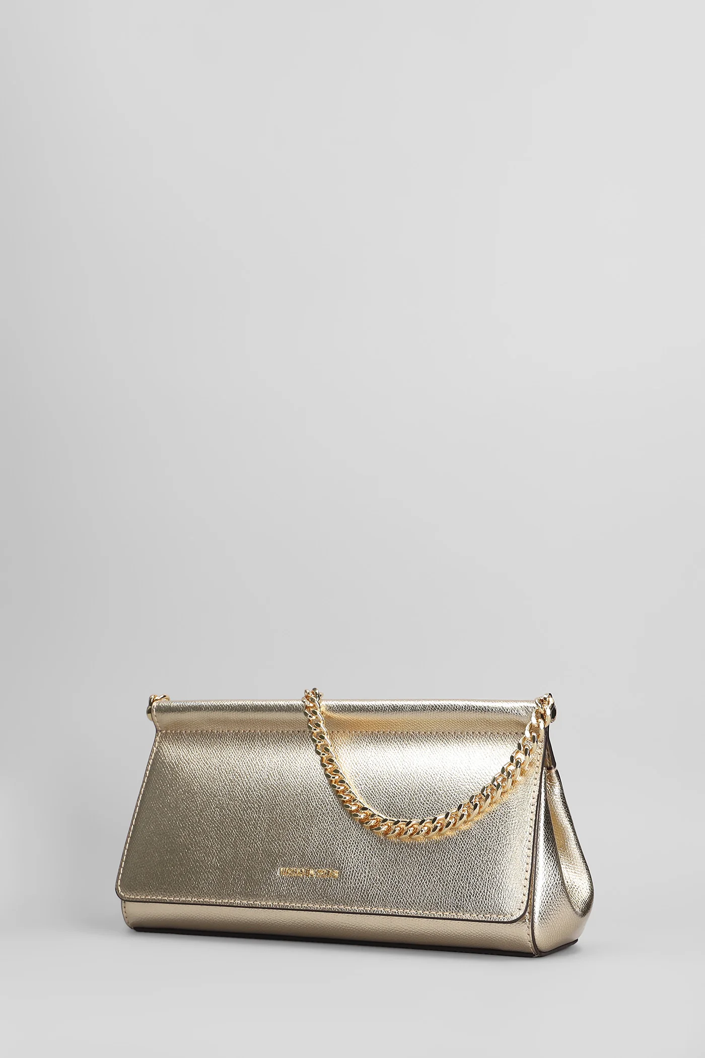 Carmine Shoulder bag in gold leather - Image 2