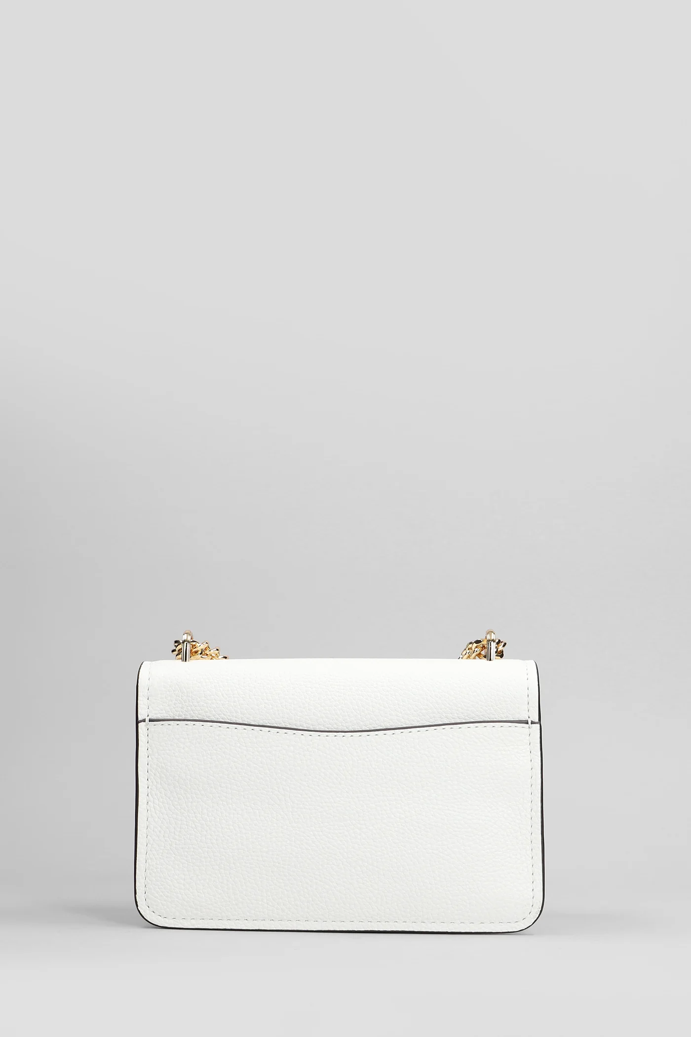 Claire Shoulder bag in white leather - Image 3
