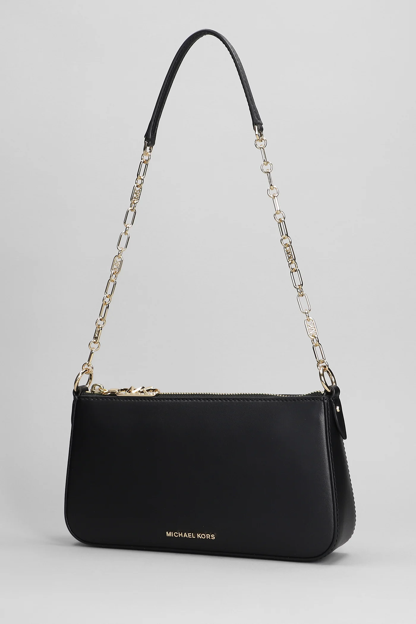 Empire Shoulder bag in black leather - Image 2