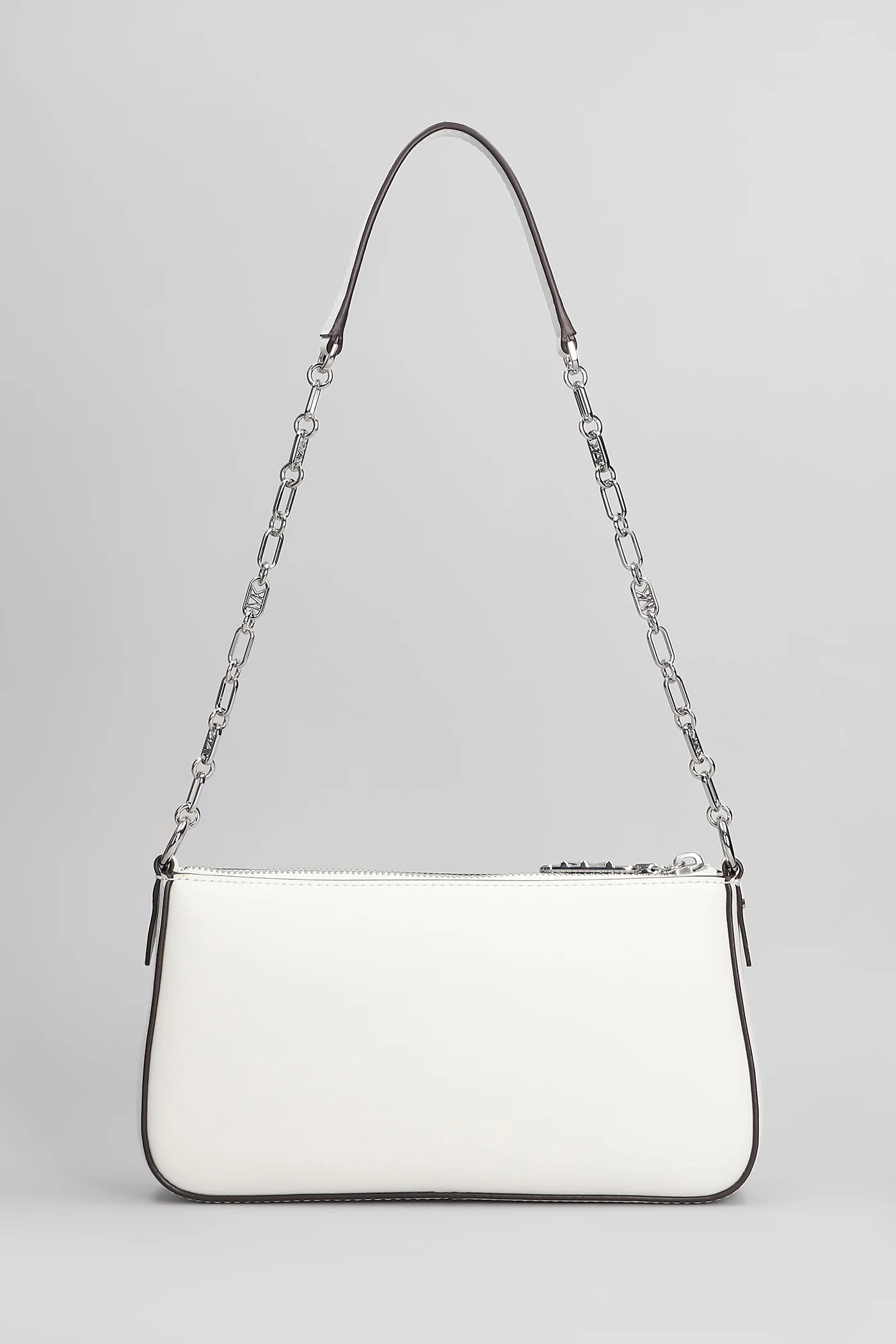 Empire Shoulder bag in white leather - Image 3
