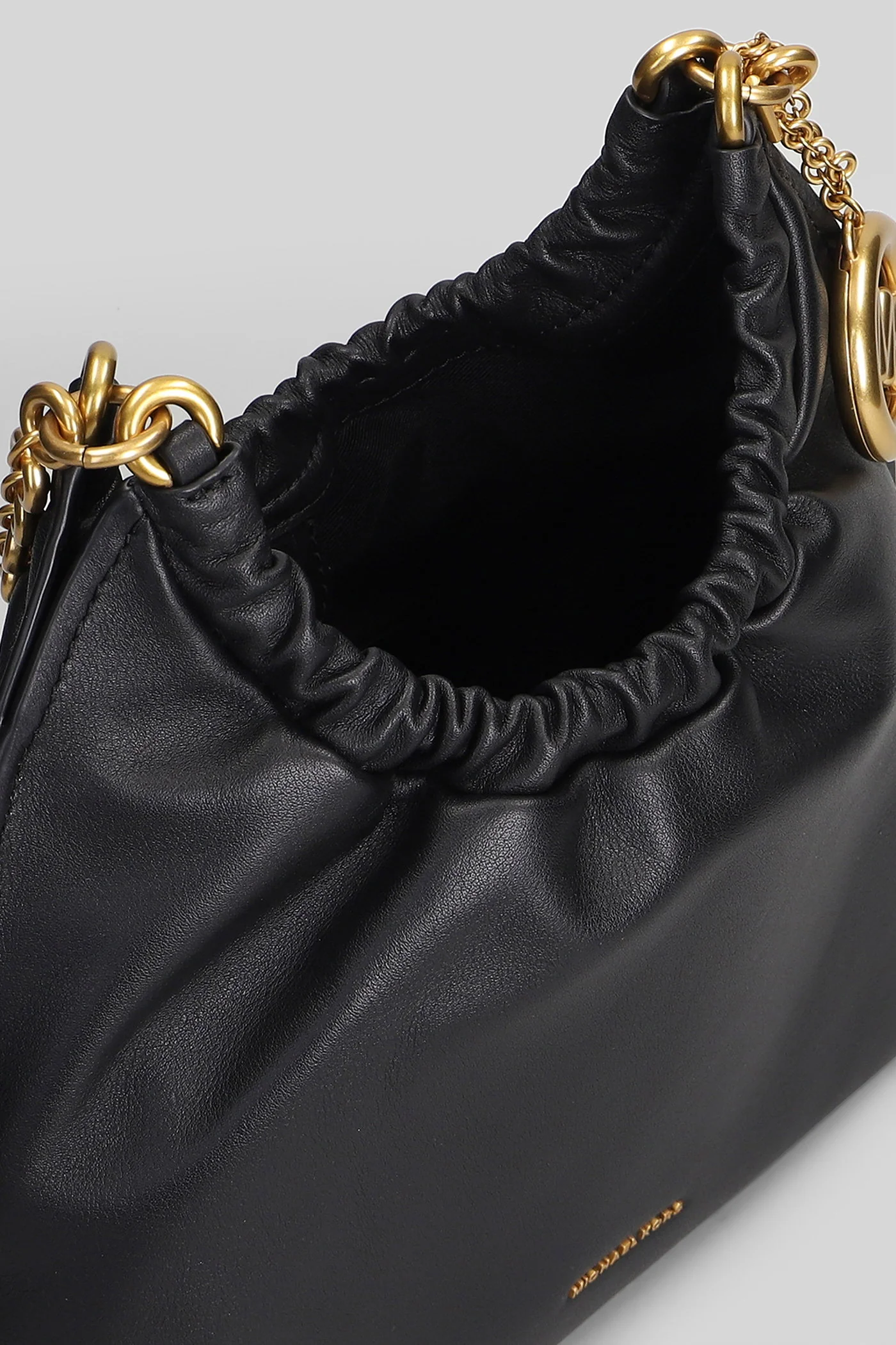 Indie Shoulder bag in black leather - Image 4