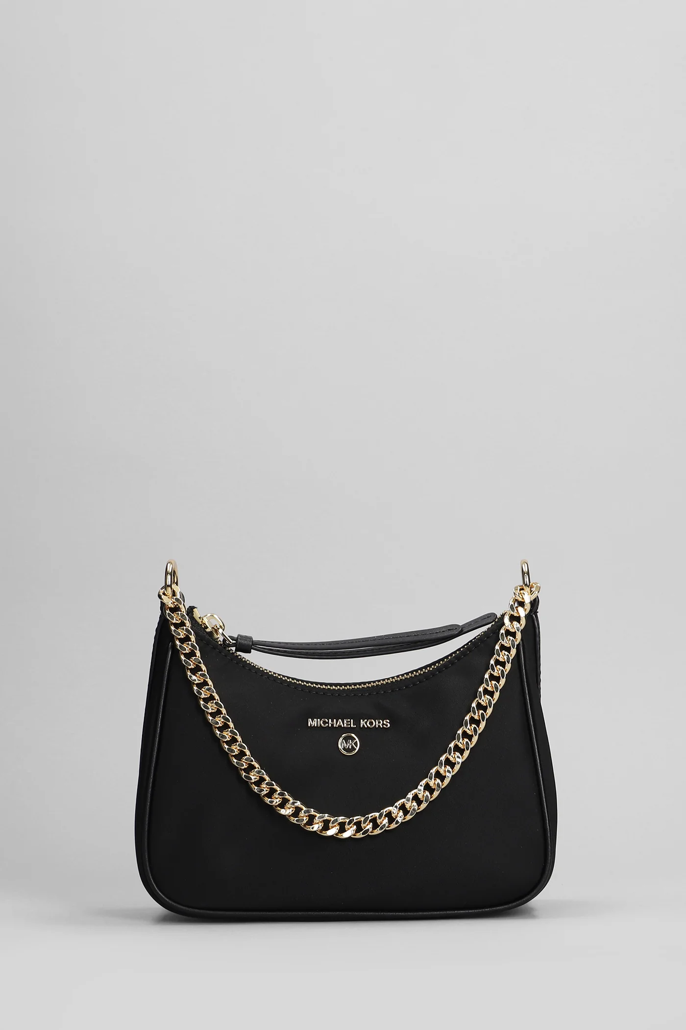 Jet Set Charm Shoulder bag in black fabric