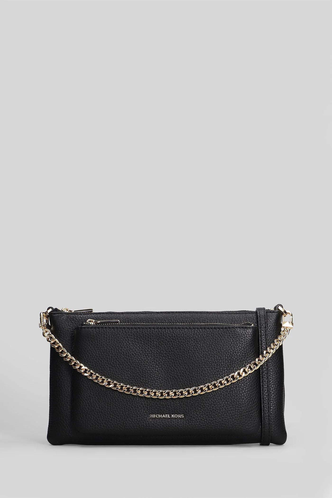Jet Set Shoulder bag in black leather