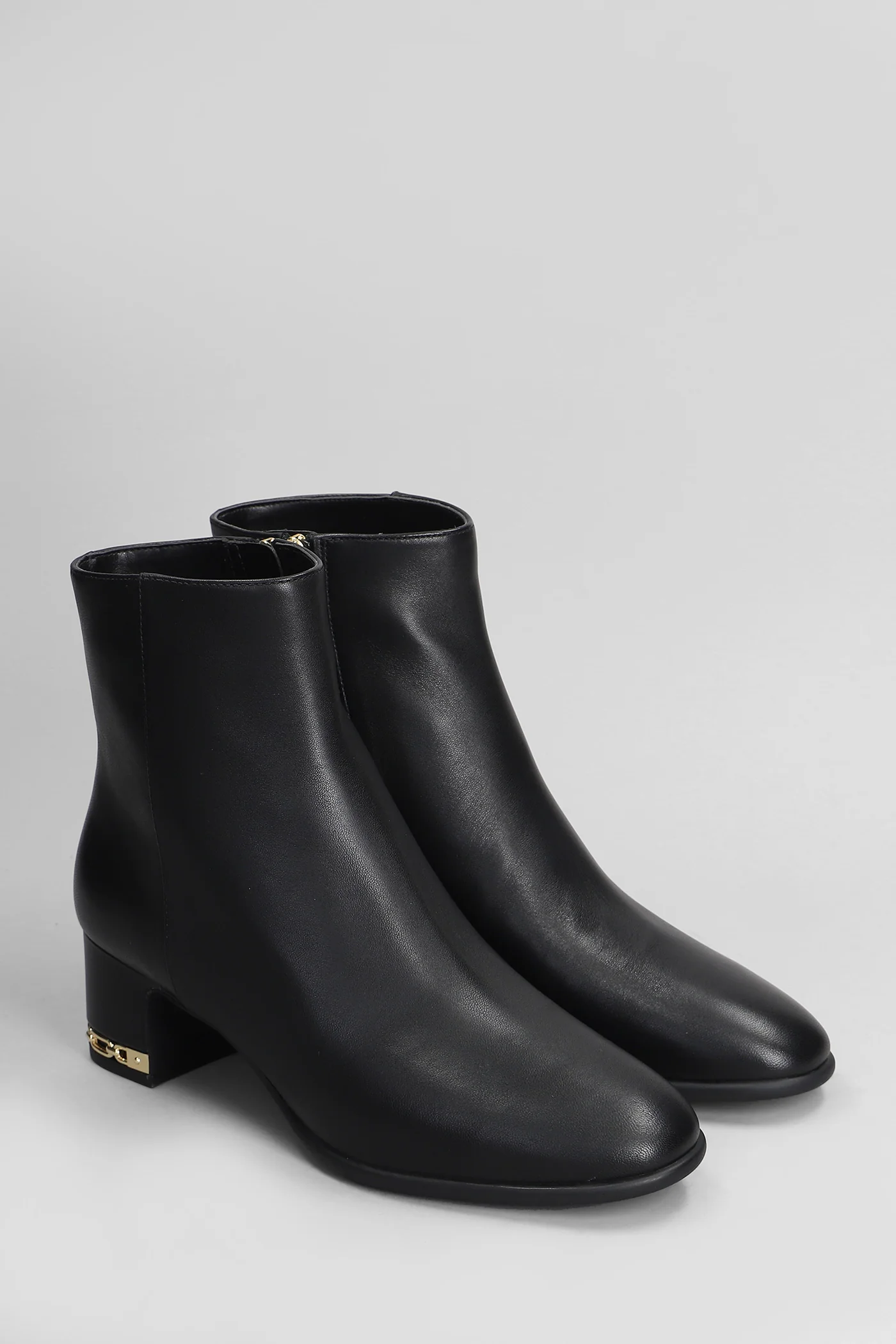June Flex High heels Ankle boots in black leather - Image 2