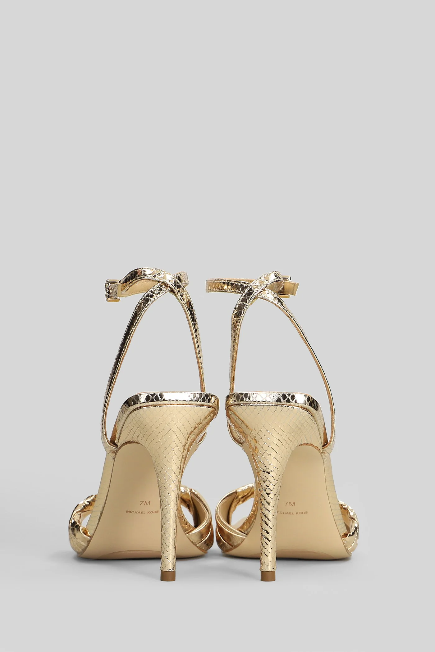 Kiana Sandal Sandals in gold leather - Image 4