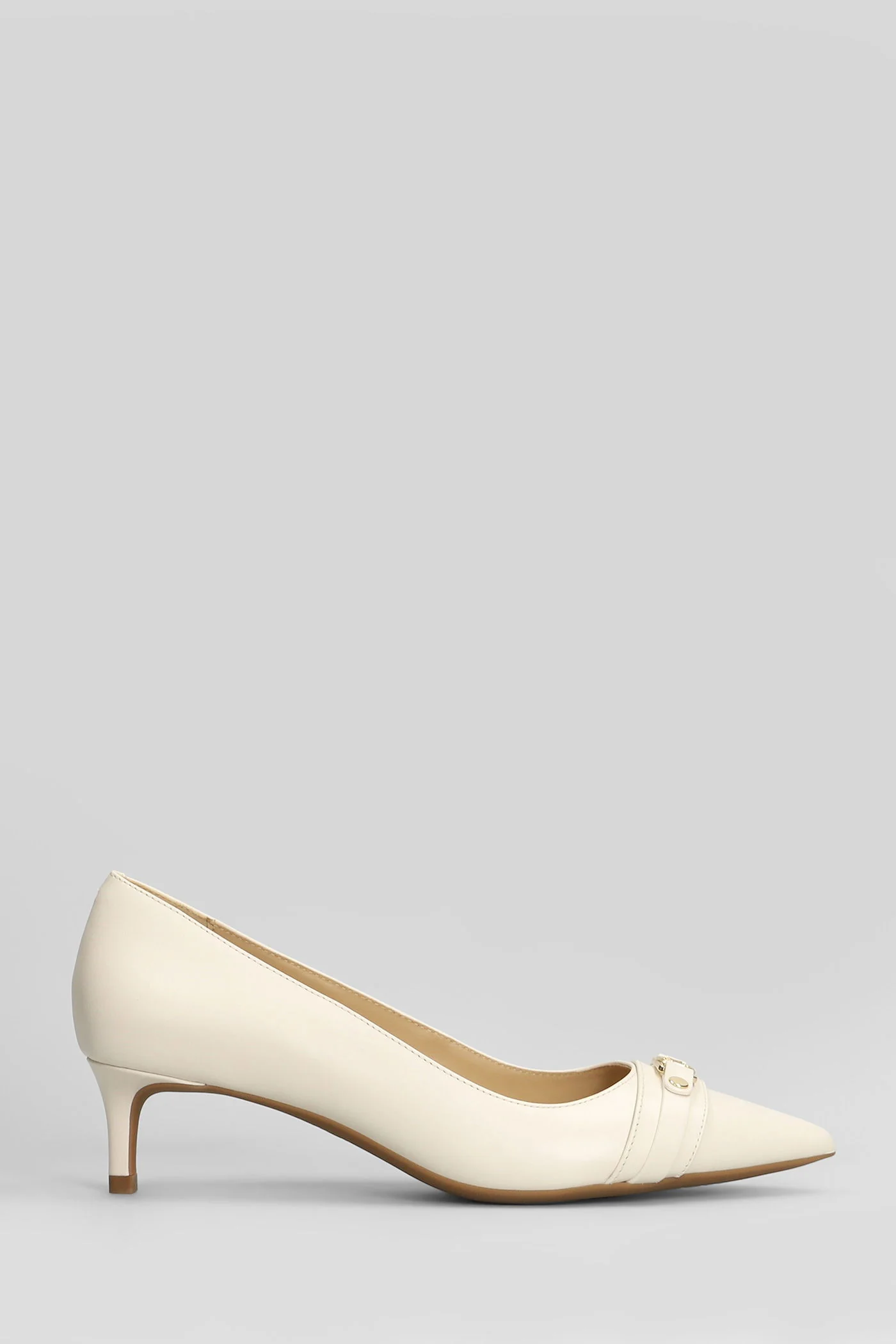 Mandy Flex Pumps in beige leather