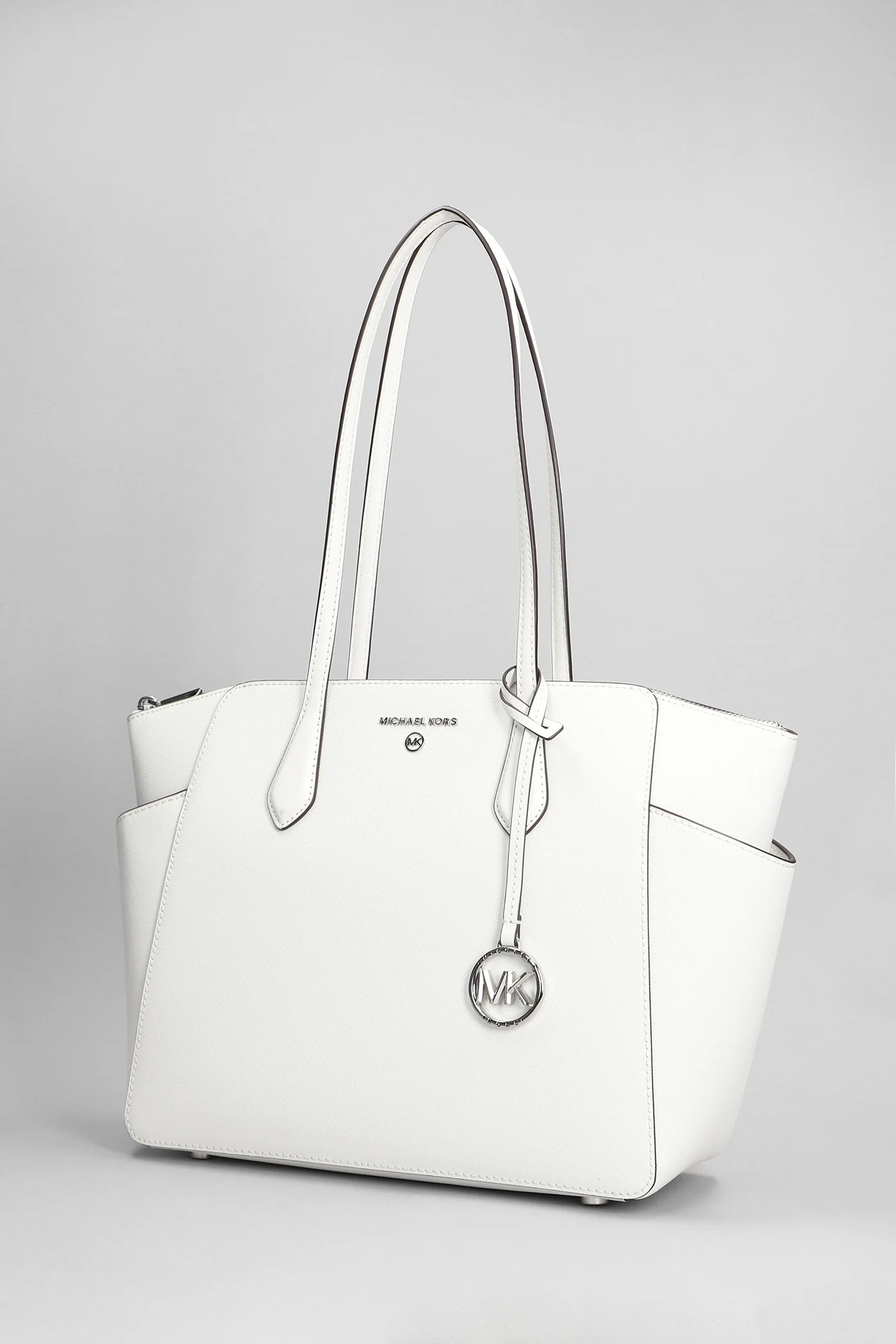 Marilyn Tote in white leather - Image 2