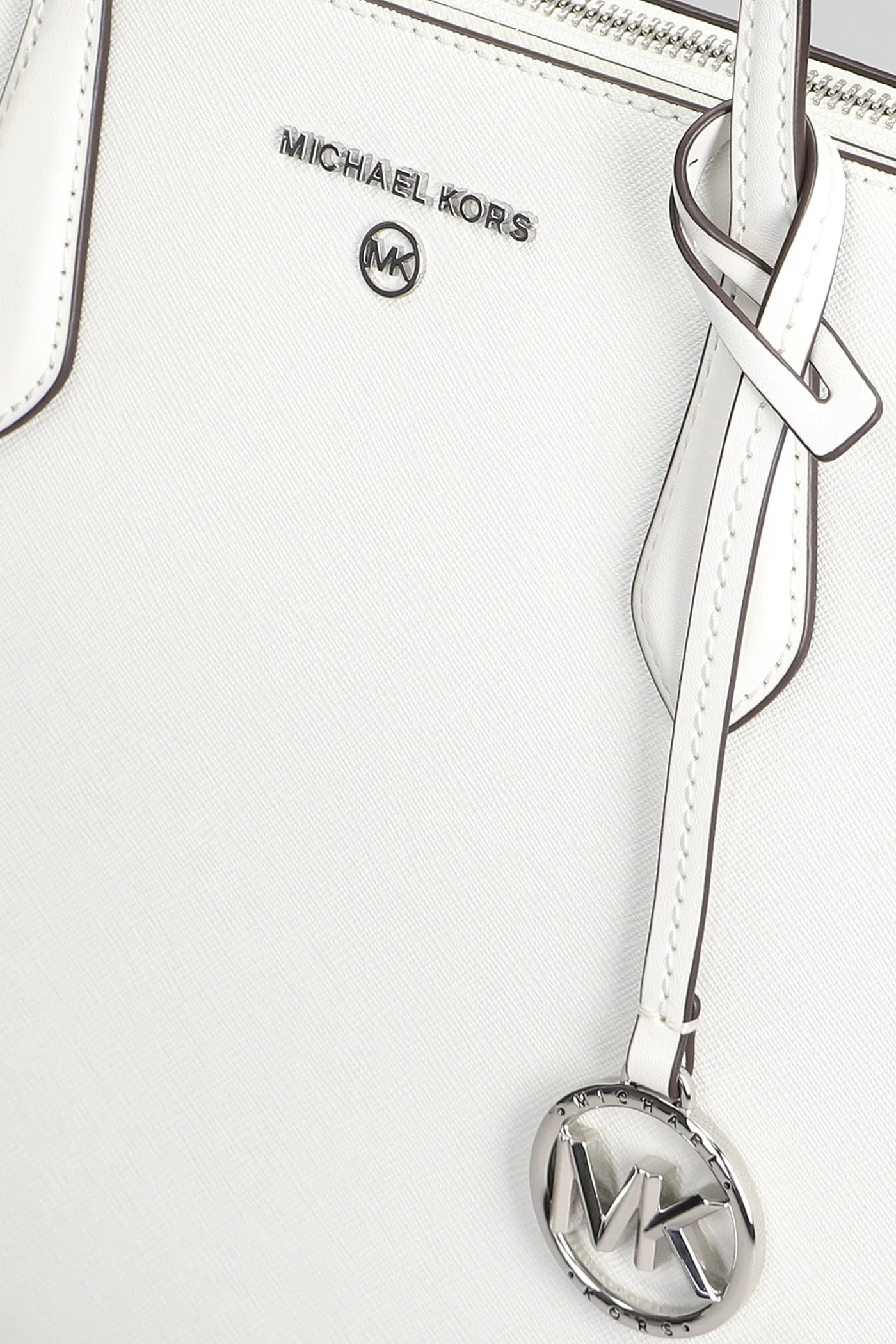 Marilyn Tote in white leather - Image 3