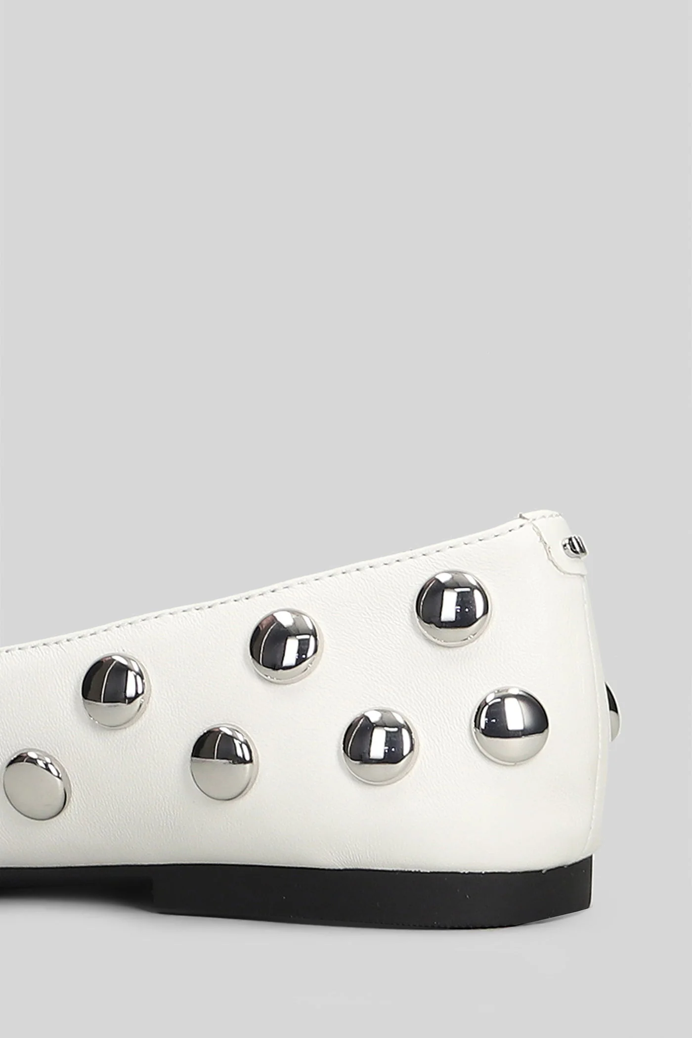 Matilda Flex Flat Ballet flats in white leather - Image 5