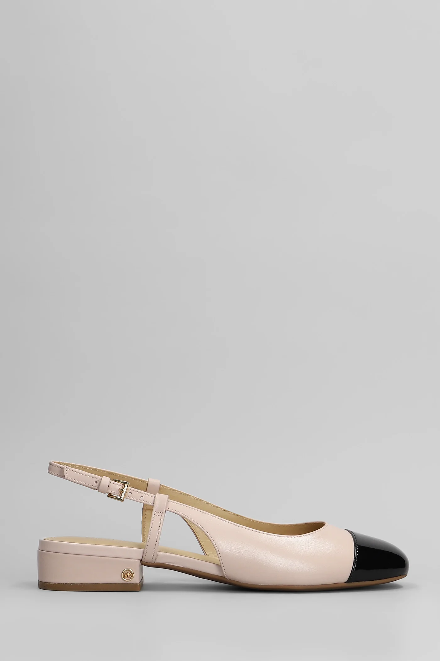 Perla Ballet flats in rose-pink leather