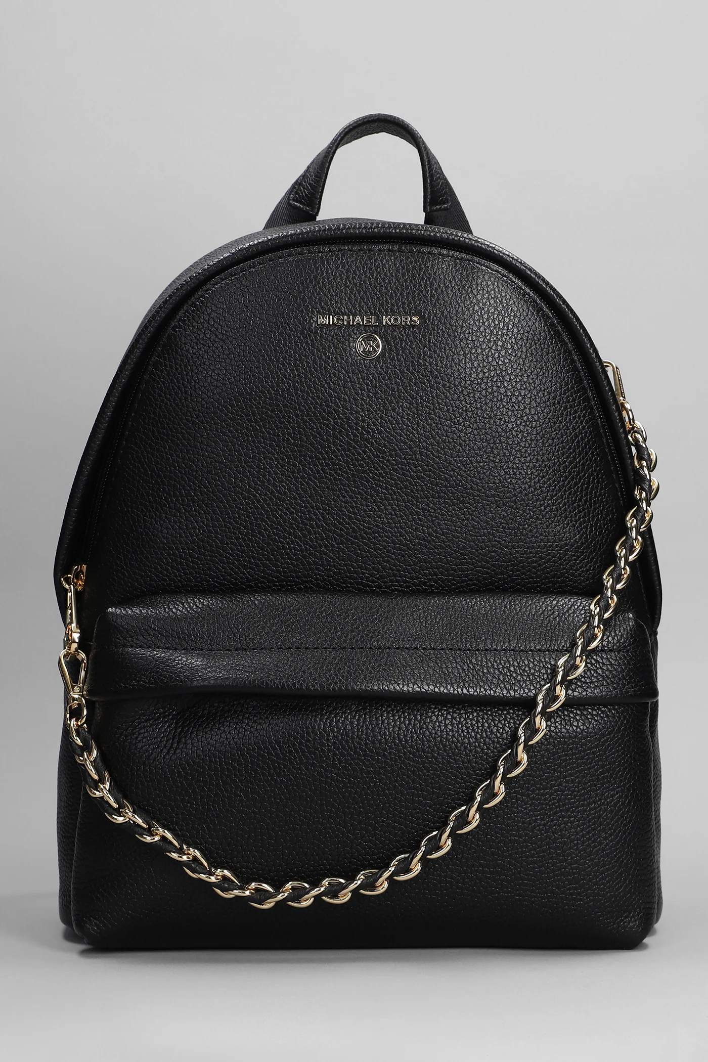 Slater Backpack in black leather