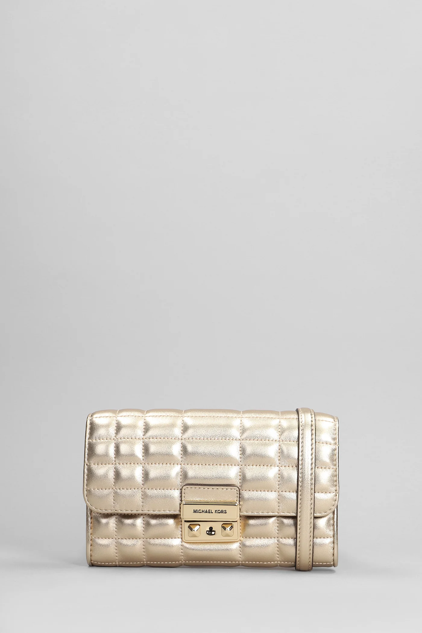 Tribeca Shoulder bag in gold leather