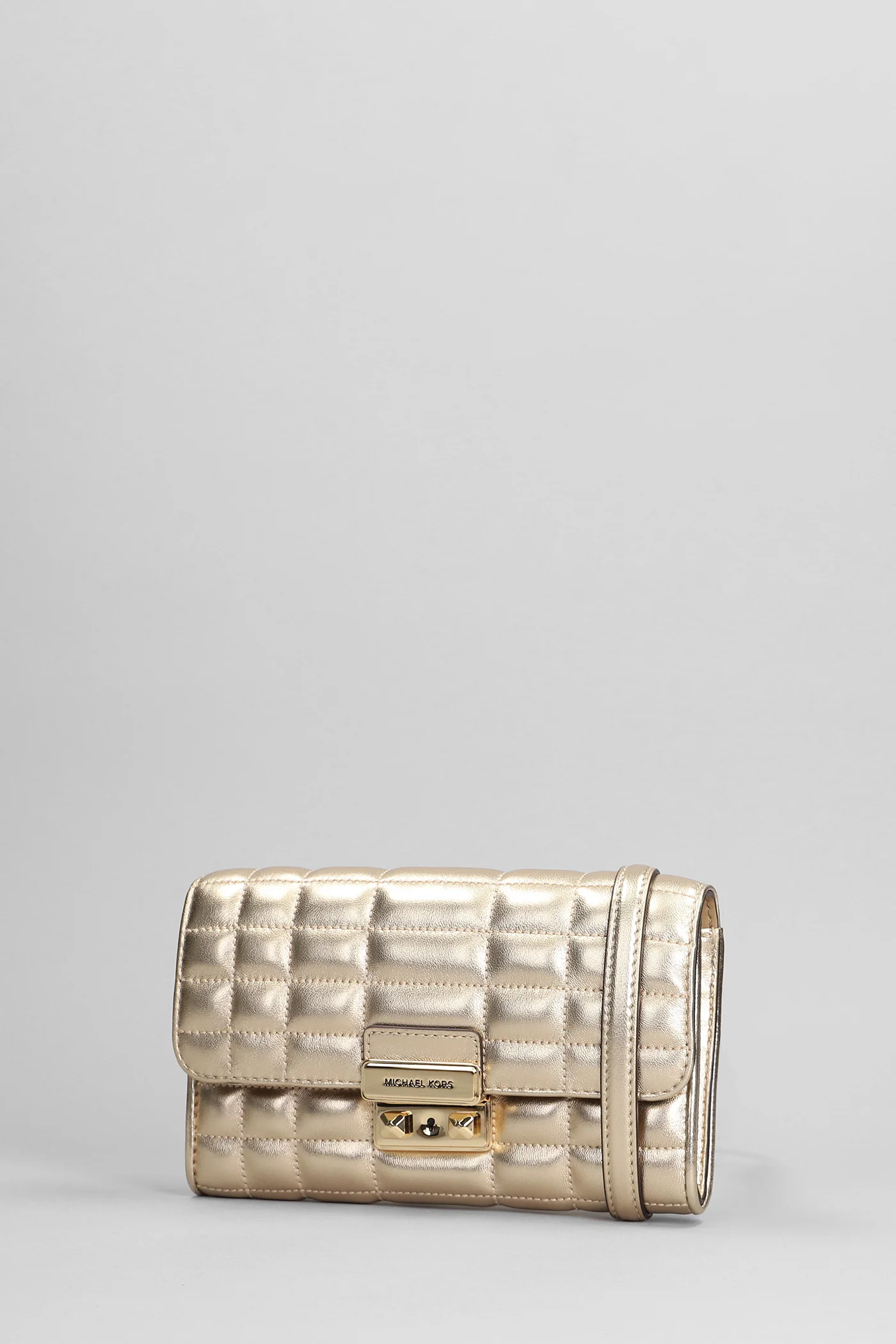 Tribeca Shoulder bag in gold leather - Image 2