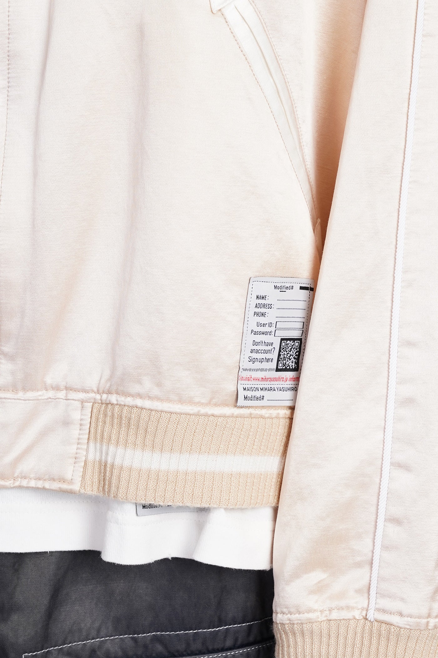 Casual jacket in beige cotton - Image 5