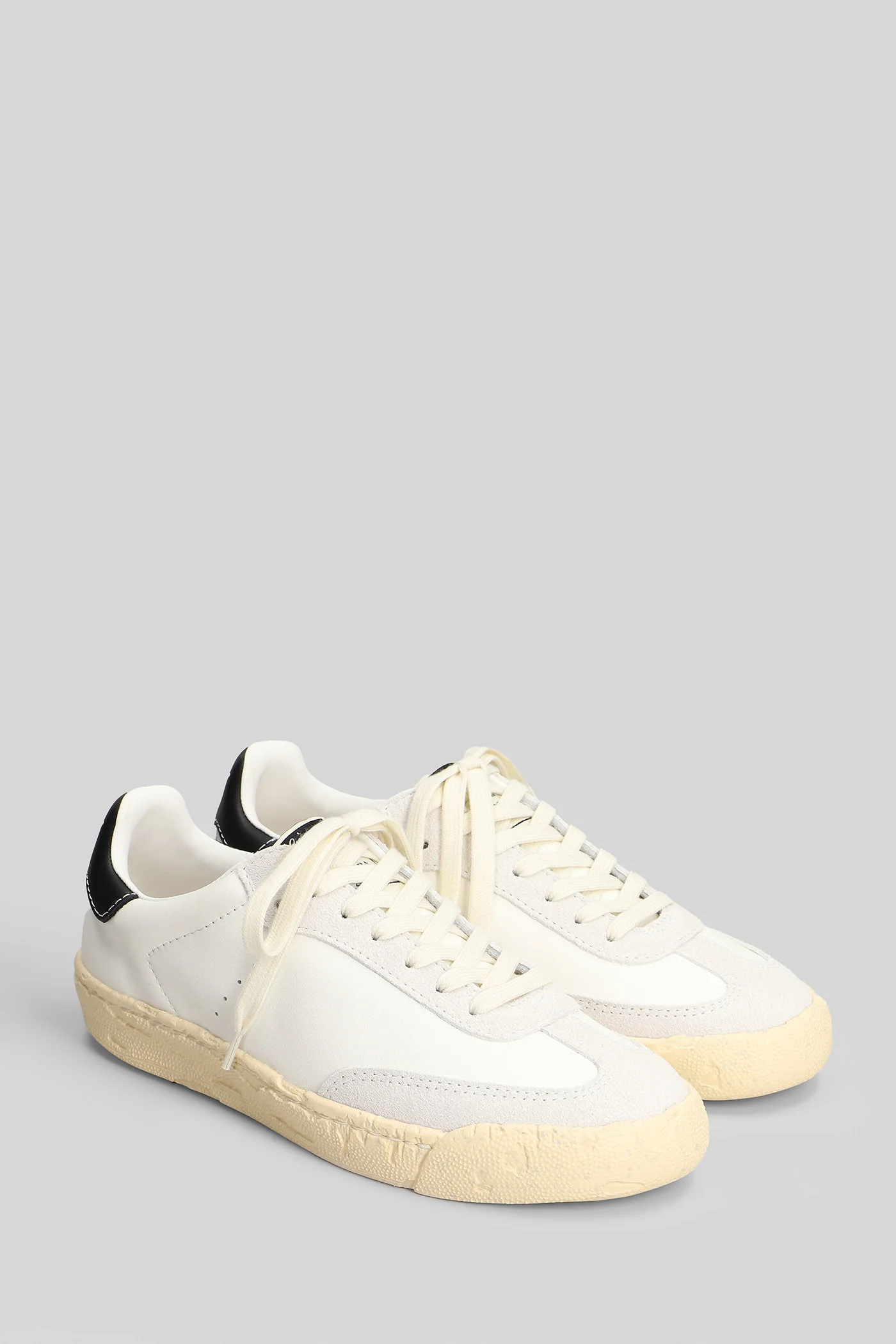 Francis Sneakers in white suede and leather - Image 2