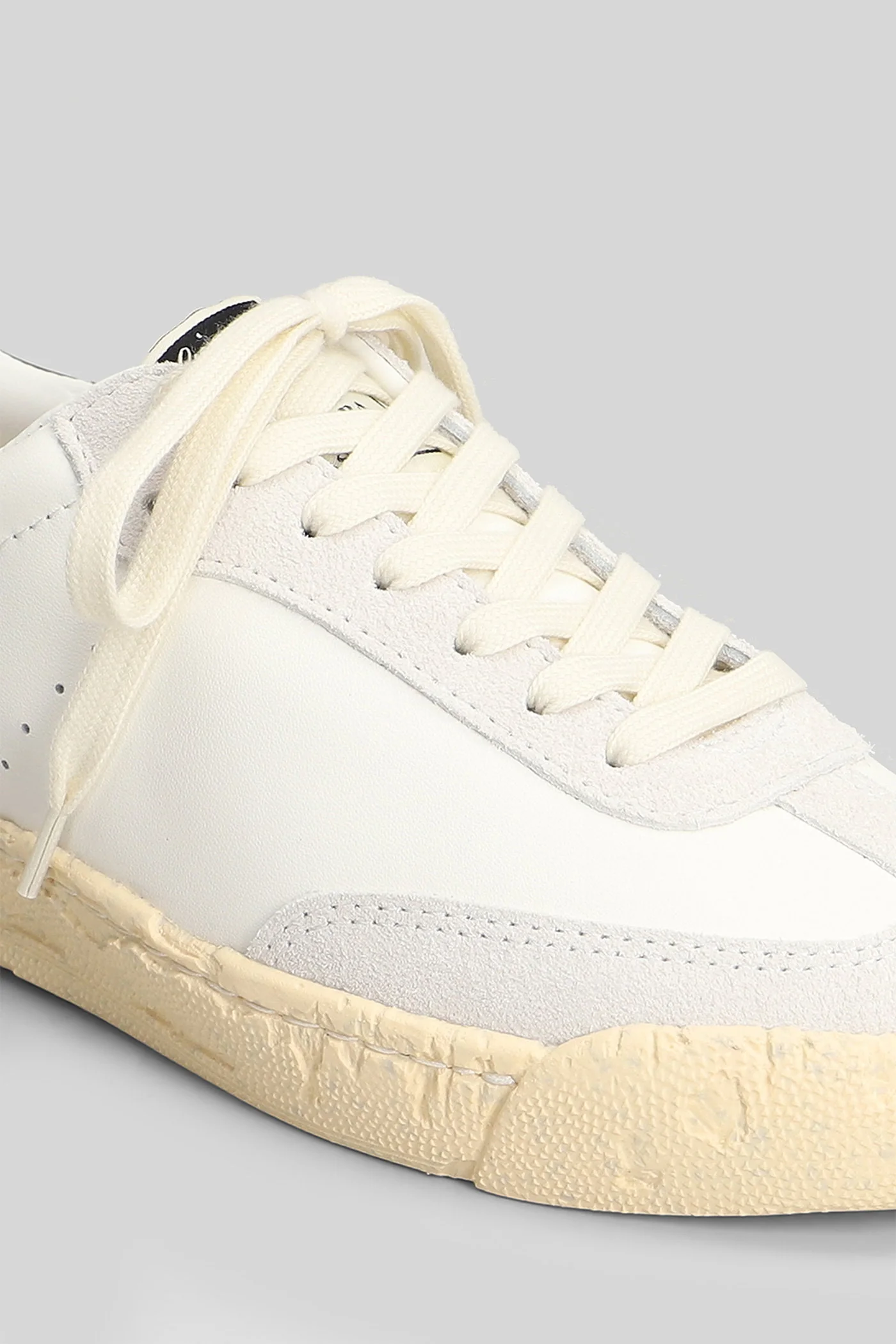 Francis Sneakers in white suede and leather - Image 5
