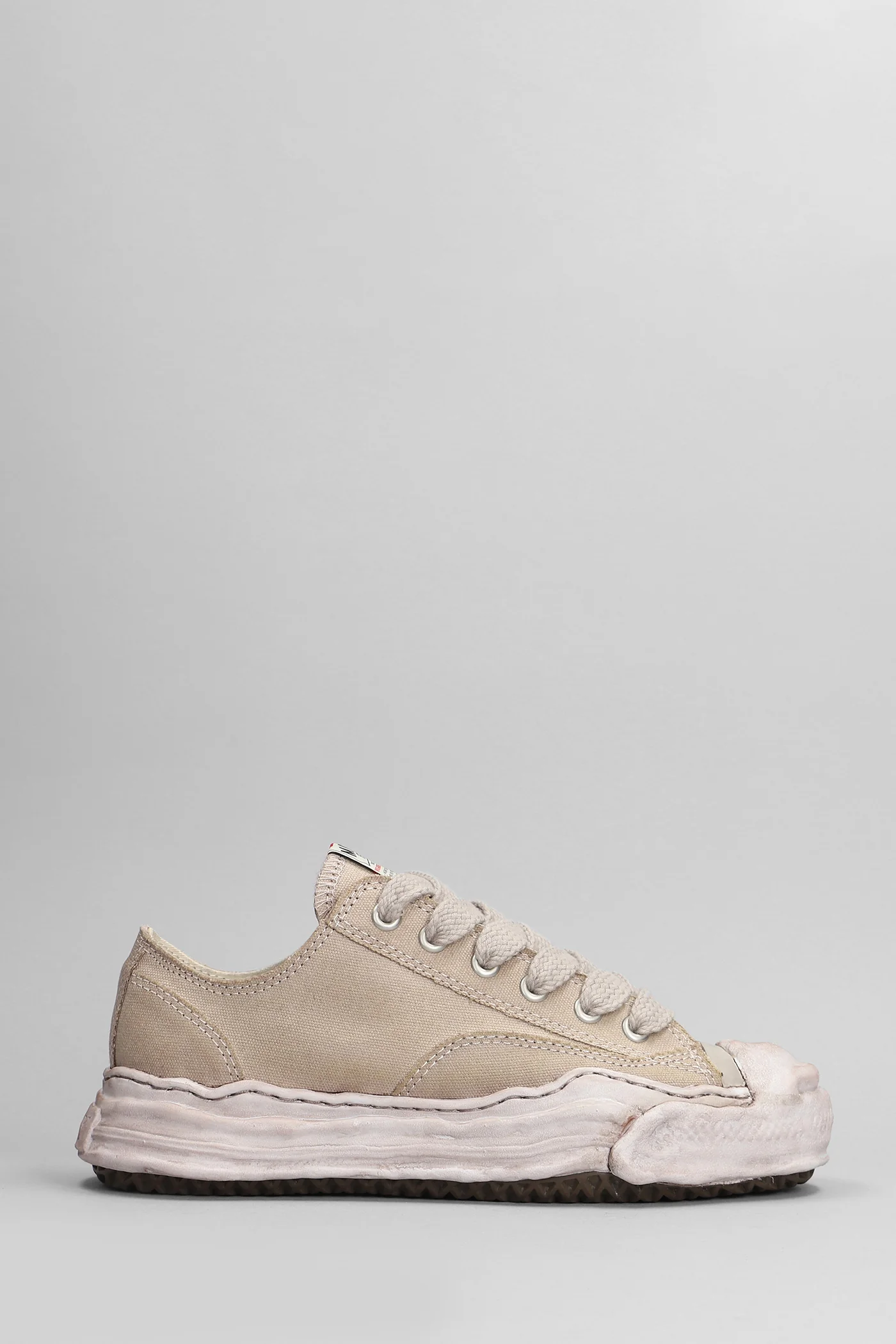 Hank Sneakers in beige cotton