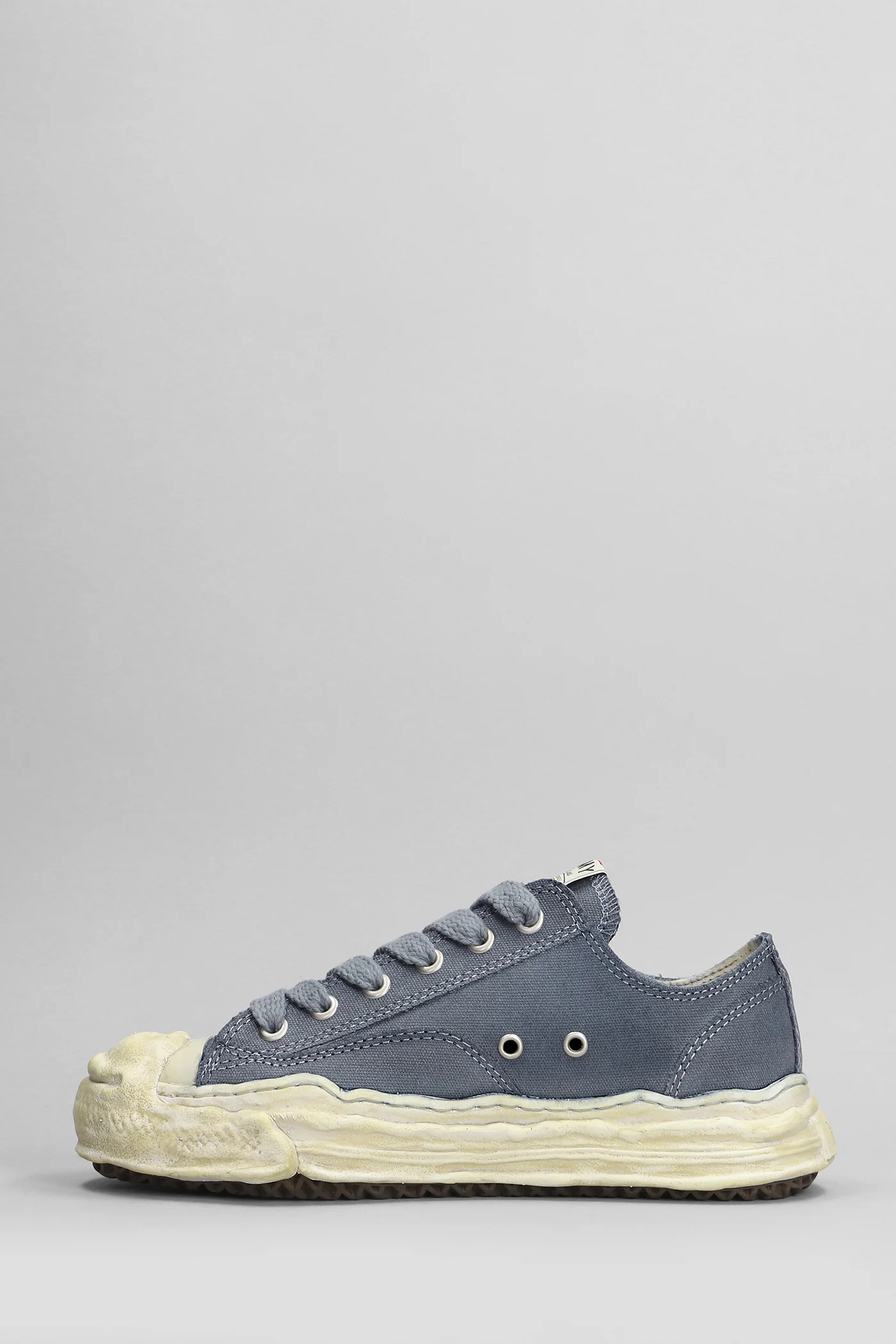 Hank Sneakers in blue cotton - Image 3