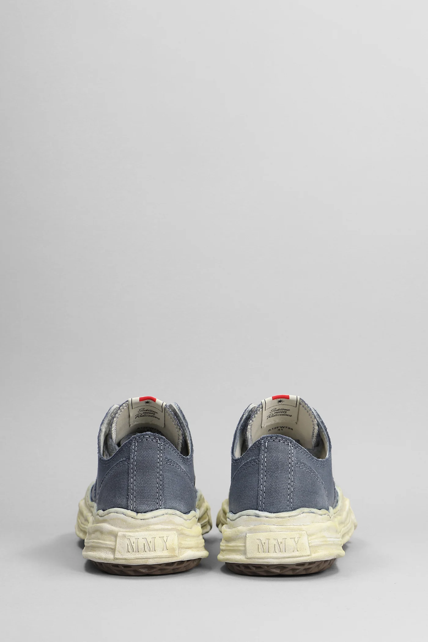 Hank Sneakers in blue cotton - Image 4