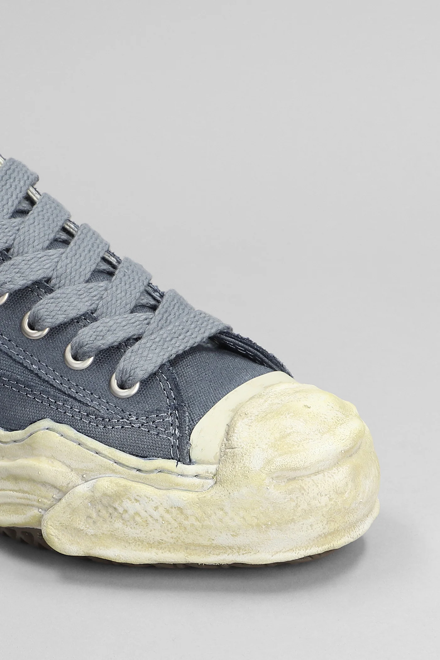Hank Sneakers in blue cotton - Image 5