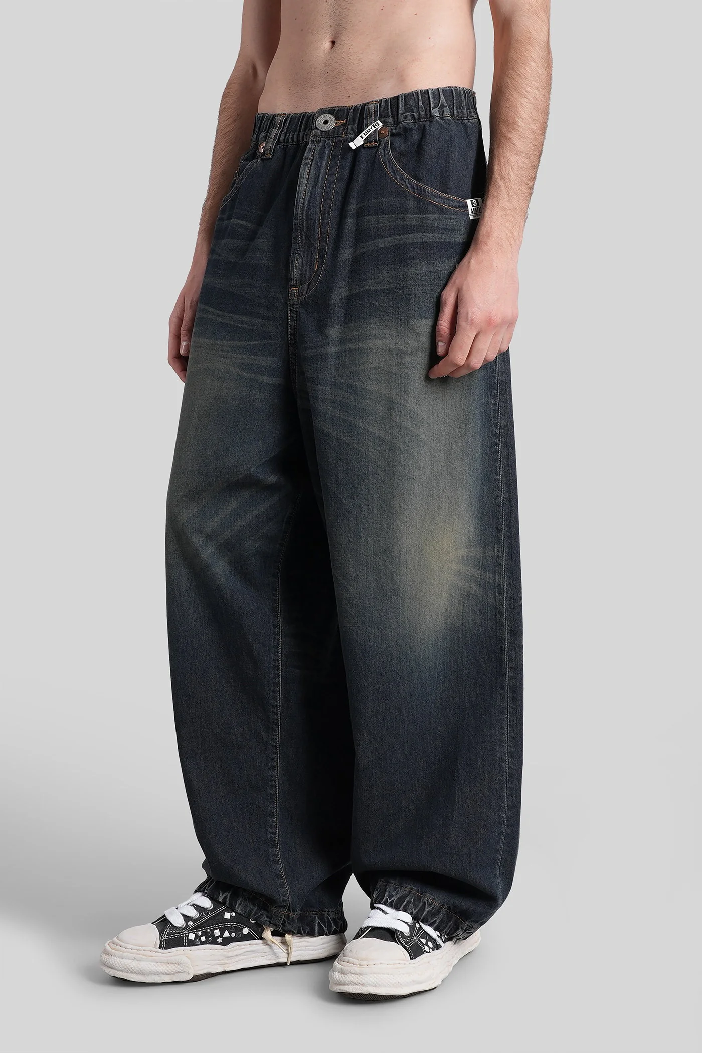 Jeans in blue cotton - Image 4