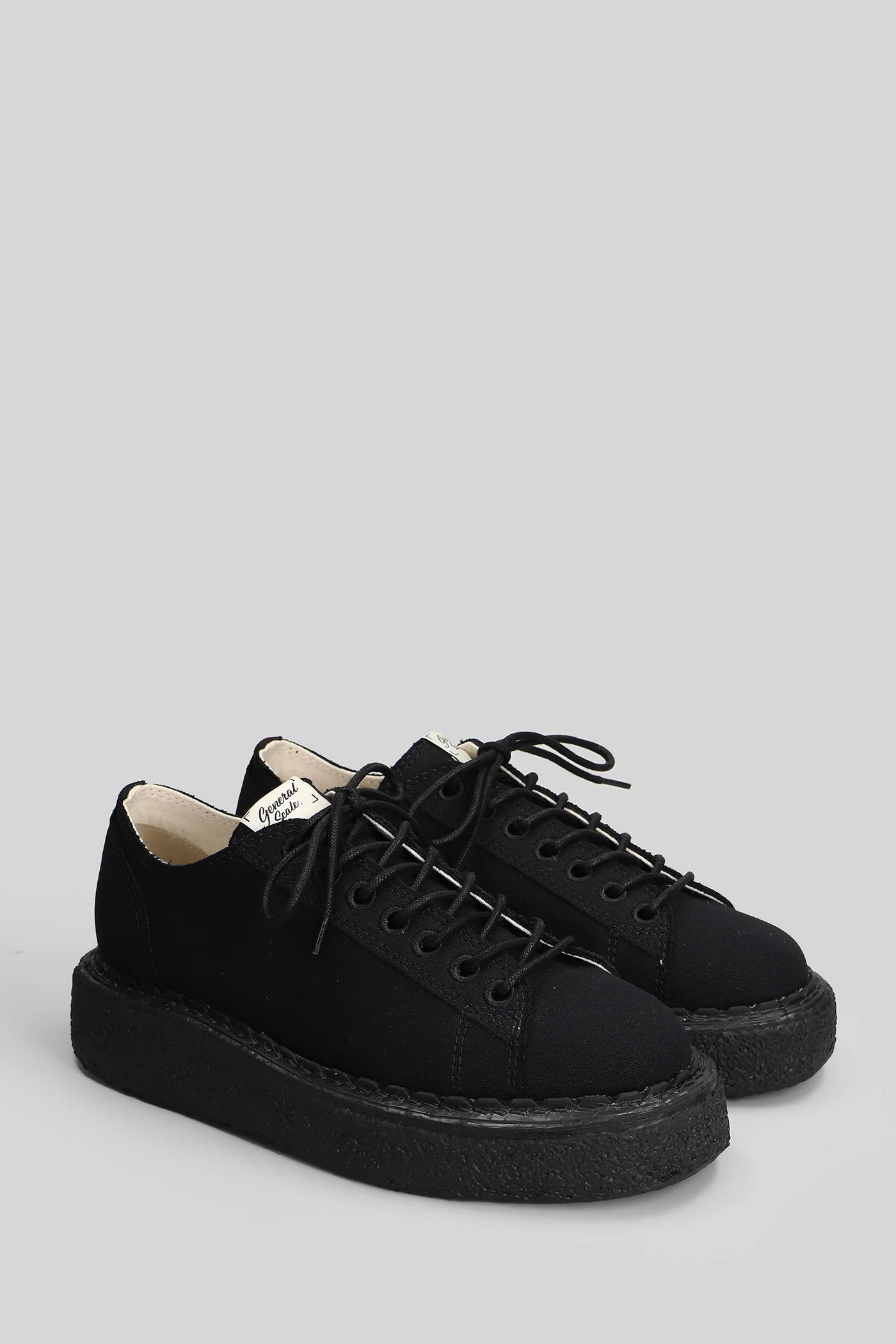 Marc Sneakers in black cotton - Image 2